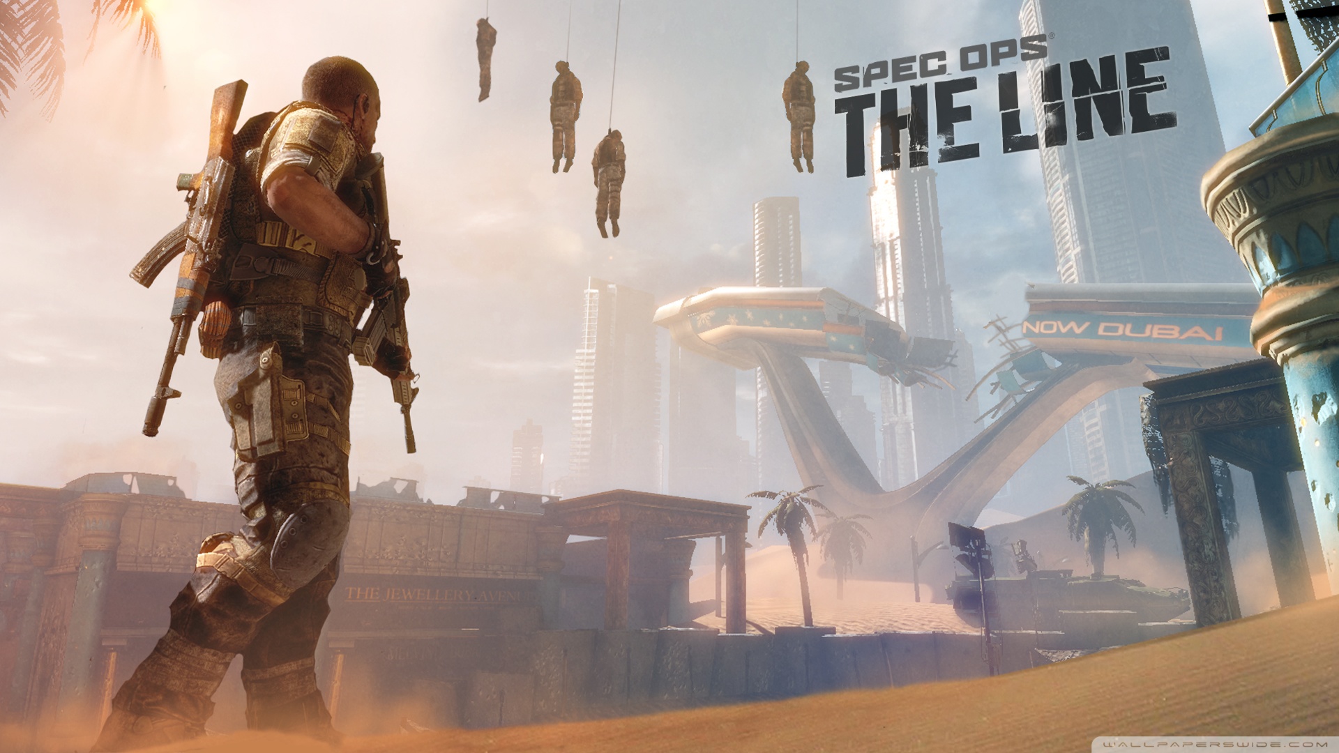 spec ops wallpaper,action adventure game,pc game,shooter game,adventure game,cg artwork