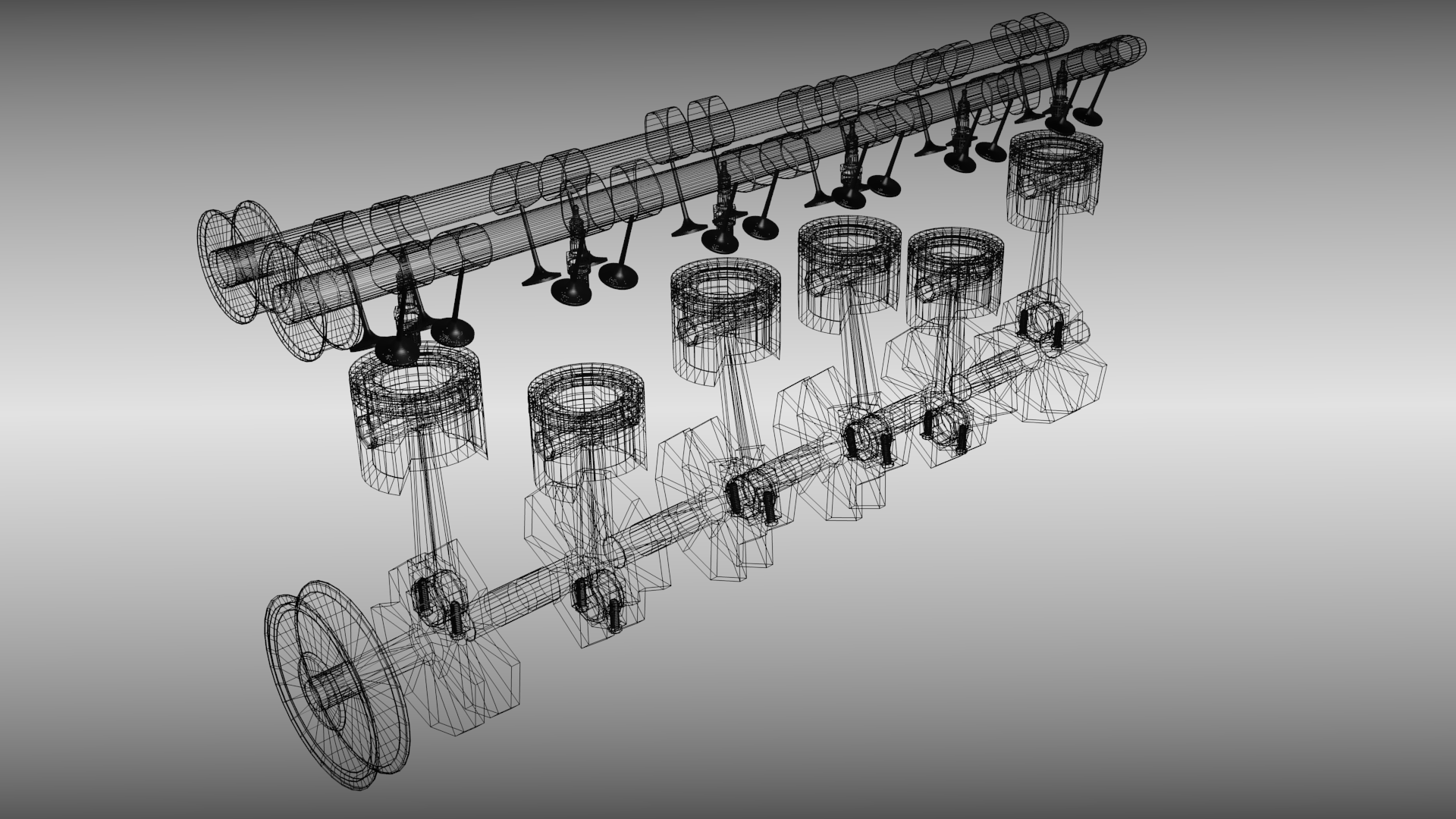 3d engine wallpaper,3d modeling,drawing,auto part,sketch,technical drawing