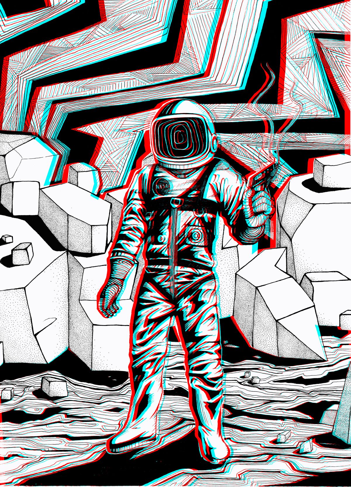 3d drawing wallpaper,illustration,cartoon,art,fictional character,astronaut