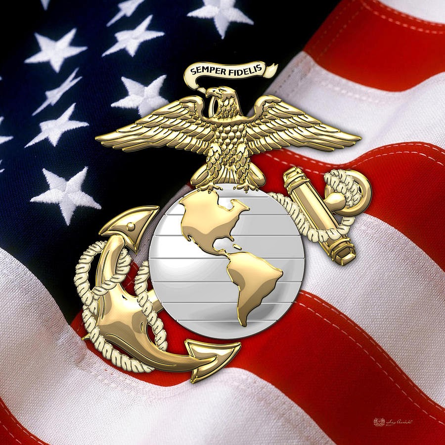 papel tapiz emblema cuerpo de marines,símbolo,cresta,cruzar,emblema,bandera