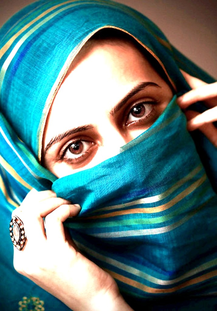 niqab目の壁紙,面,青い,アクア,頭,美しさ