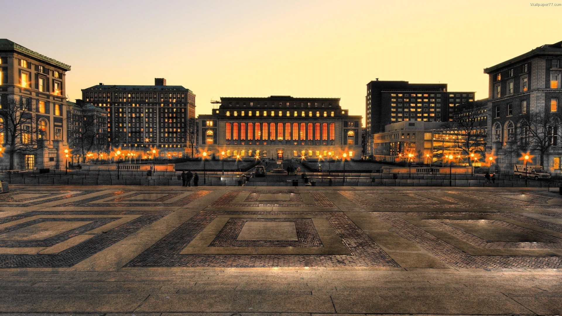 columbia university wallpaper,cielo,área urbana,arquitectura,ciudad,mañana