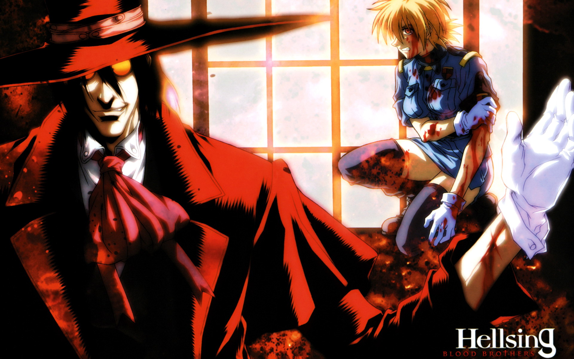 hellsing wallpaper hd,anime,personaggio fittizio,capelli neri