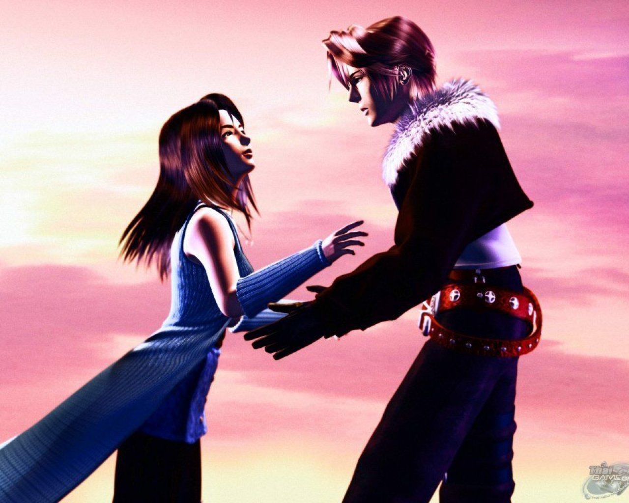 fondo de pantalla ff8,amistad,romance,amor,gesto,contento