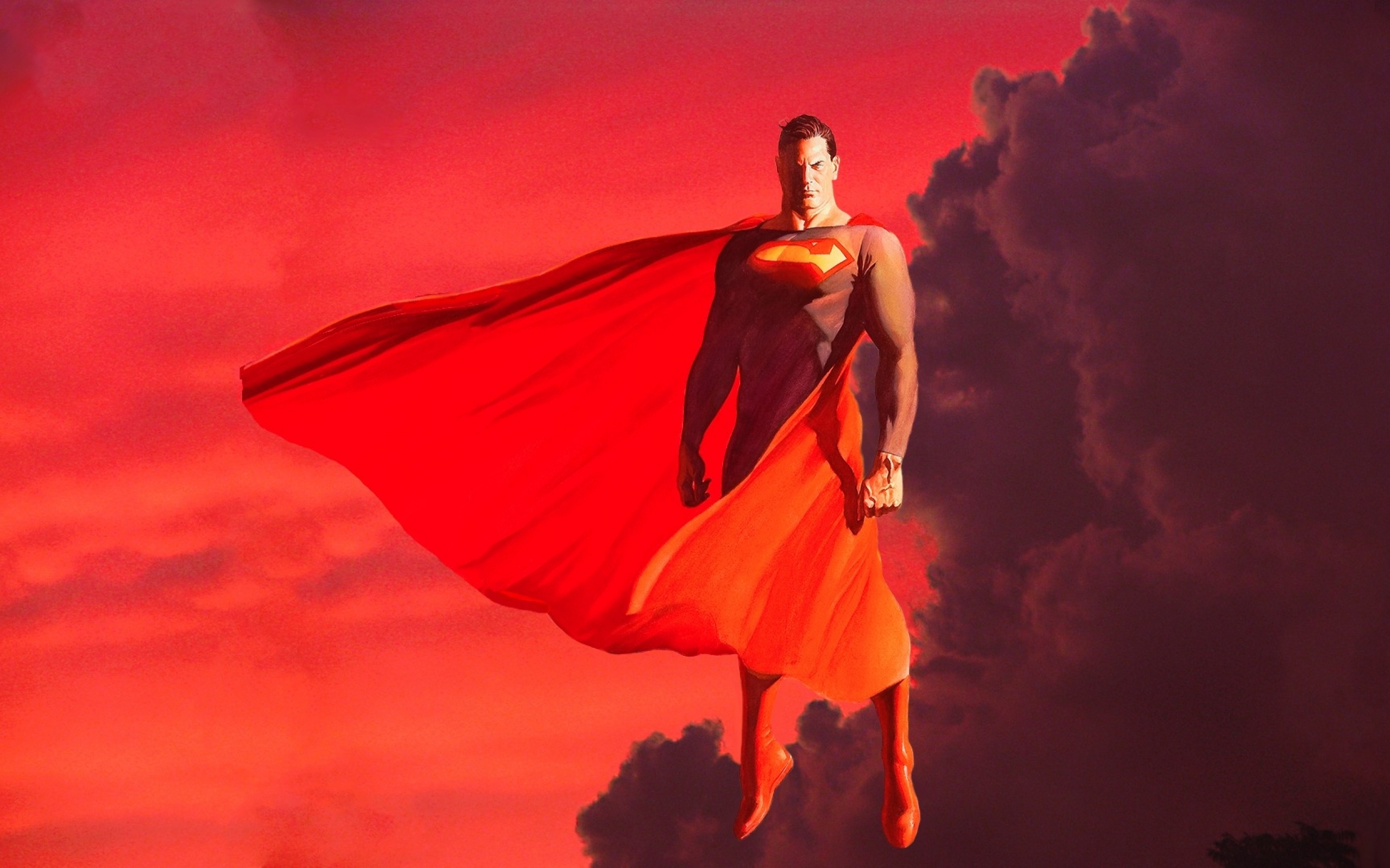 alex ross wallpaper,red,sky,cg artwork,event,photography