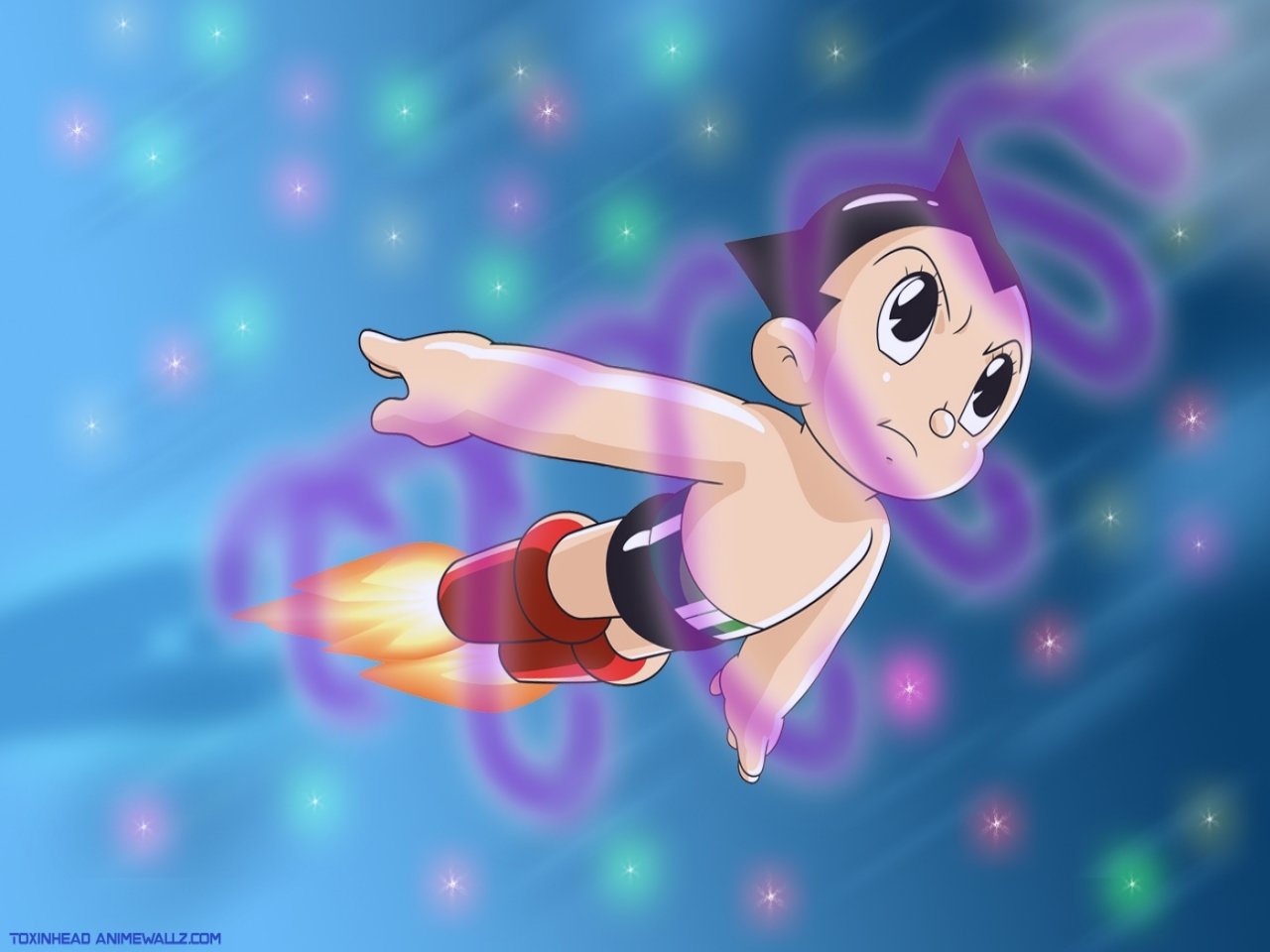 astro boy wallpaper,cartoon,animated cartoon,anime,fictional character,sky