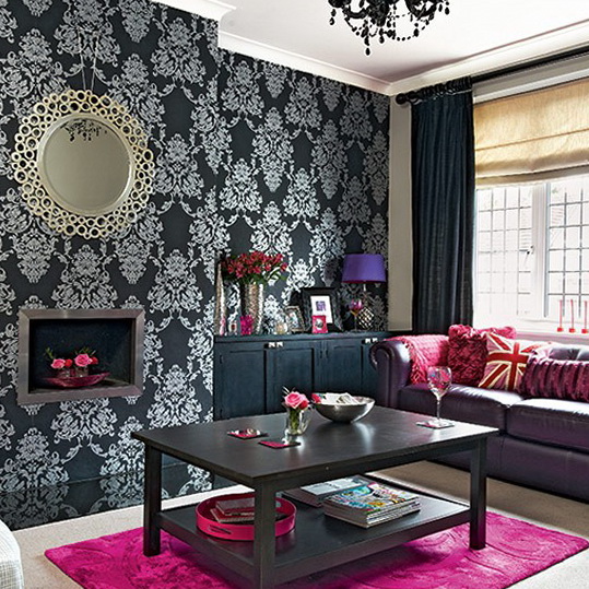 modern living room wallpaper ideas,living room,room,interior design,furniture,wallpaper