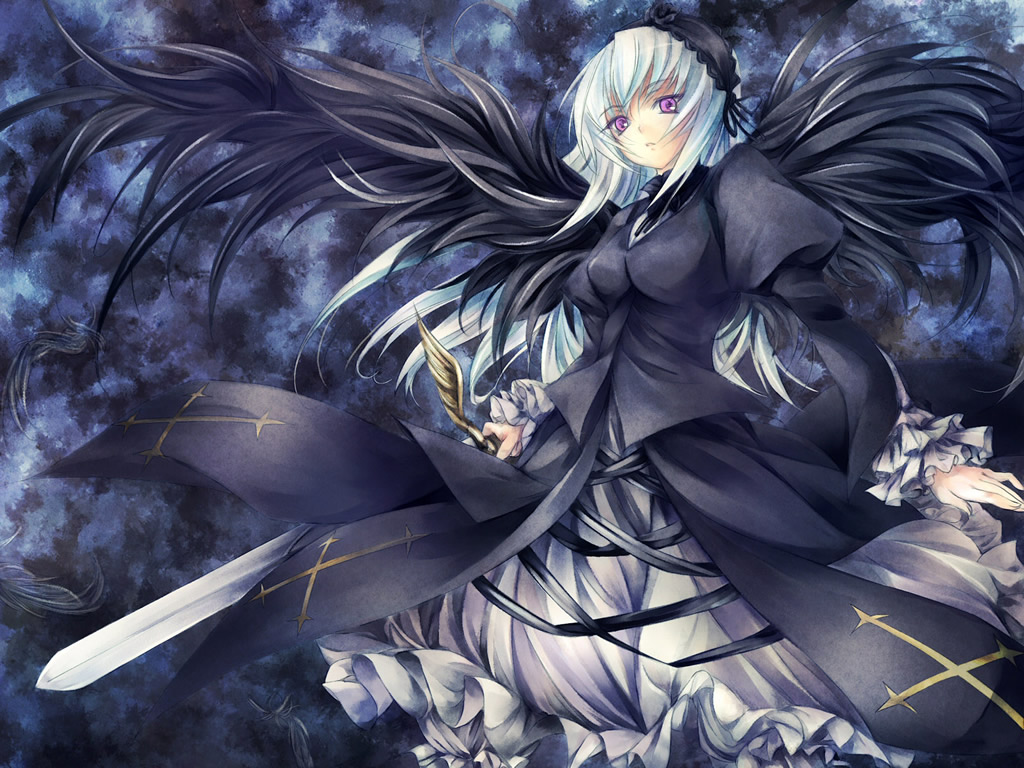 einige coole tapeten,cg kunstwerk,anime,illustration,erfundener charakter,schwarzes haar