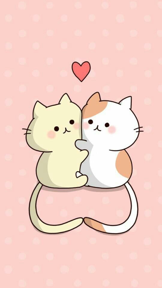 algunos fondos lindos,dibujos animados,rosado,ilustración,gato,gatito