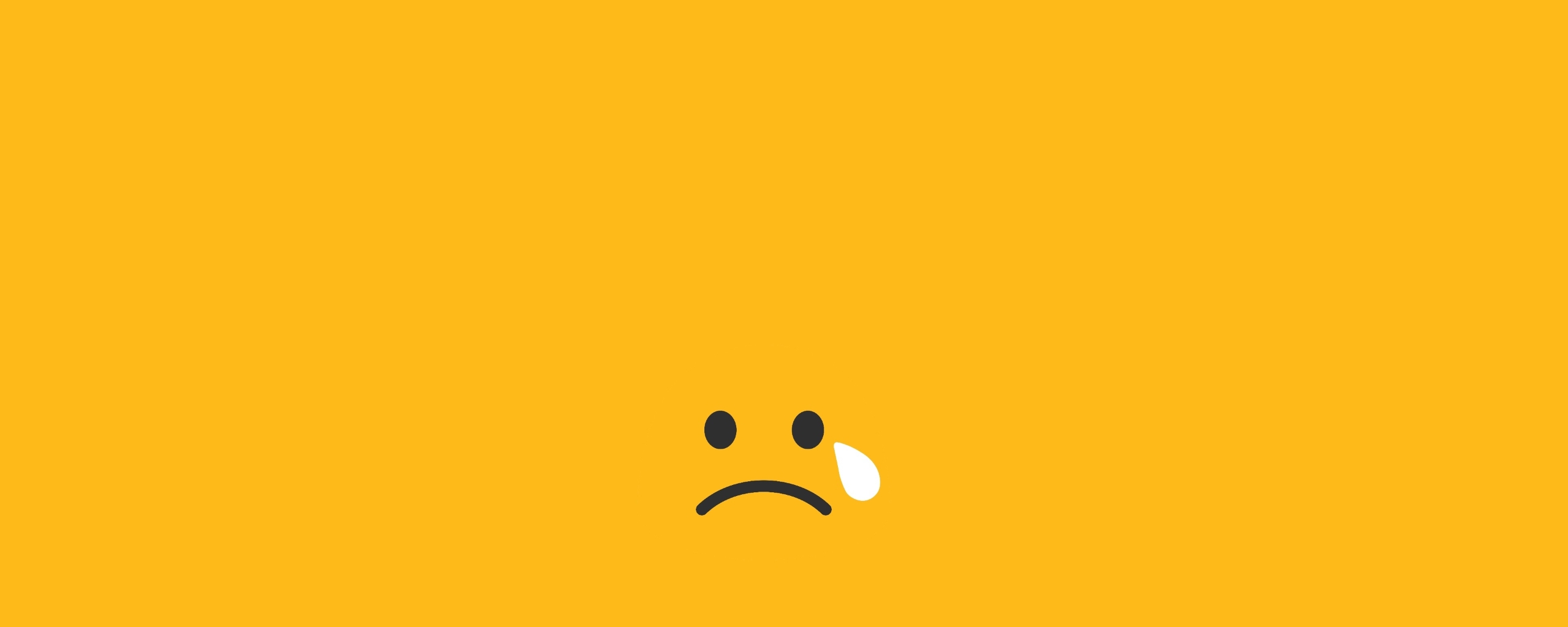 triste lleno de lágrimas fondos de pantalla,amarillo,naranja,emoticon,sonrisa,fuente