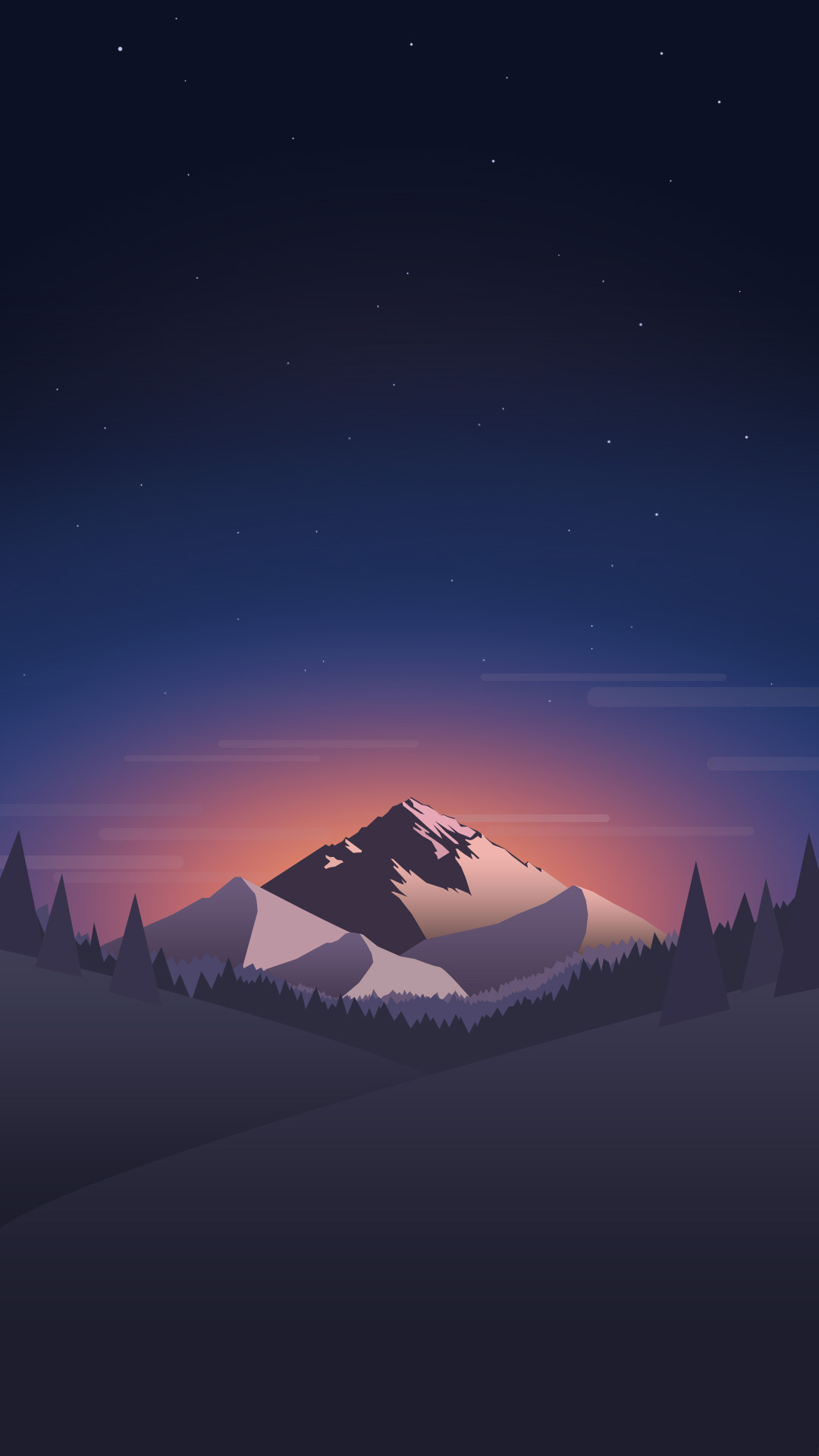 night wallpaper hd for mobile,sky,nature,mountain,mountainous landforms,mountain range