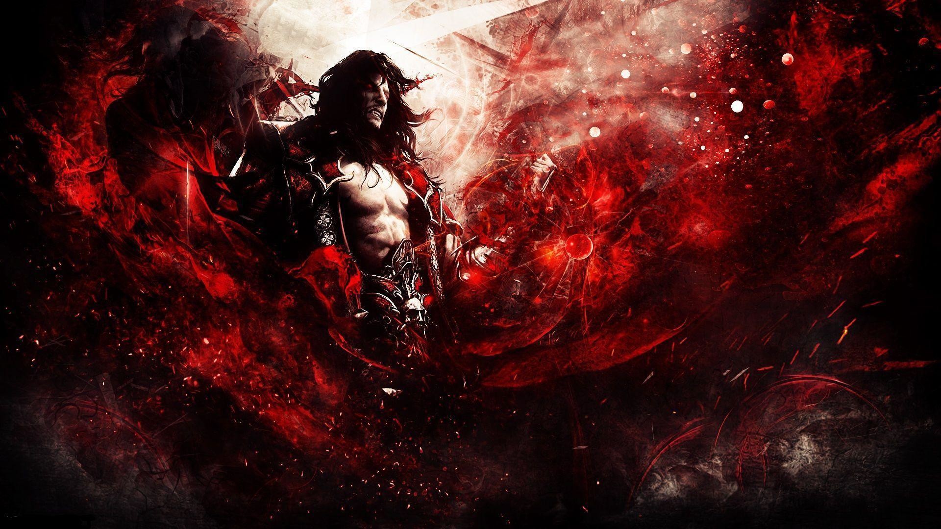 dracula hd wallpaper,rosso,cg artwork,buio,illustrazione,disegno grafico