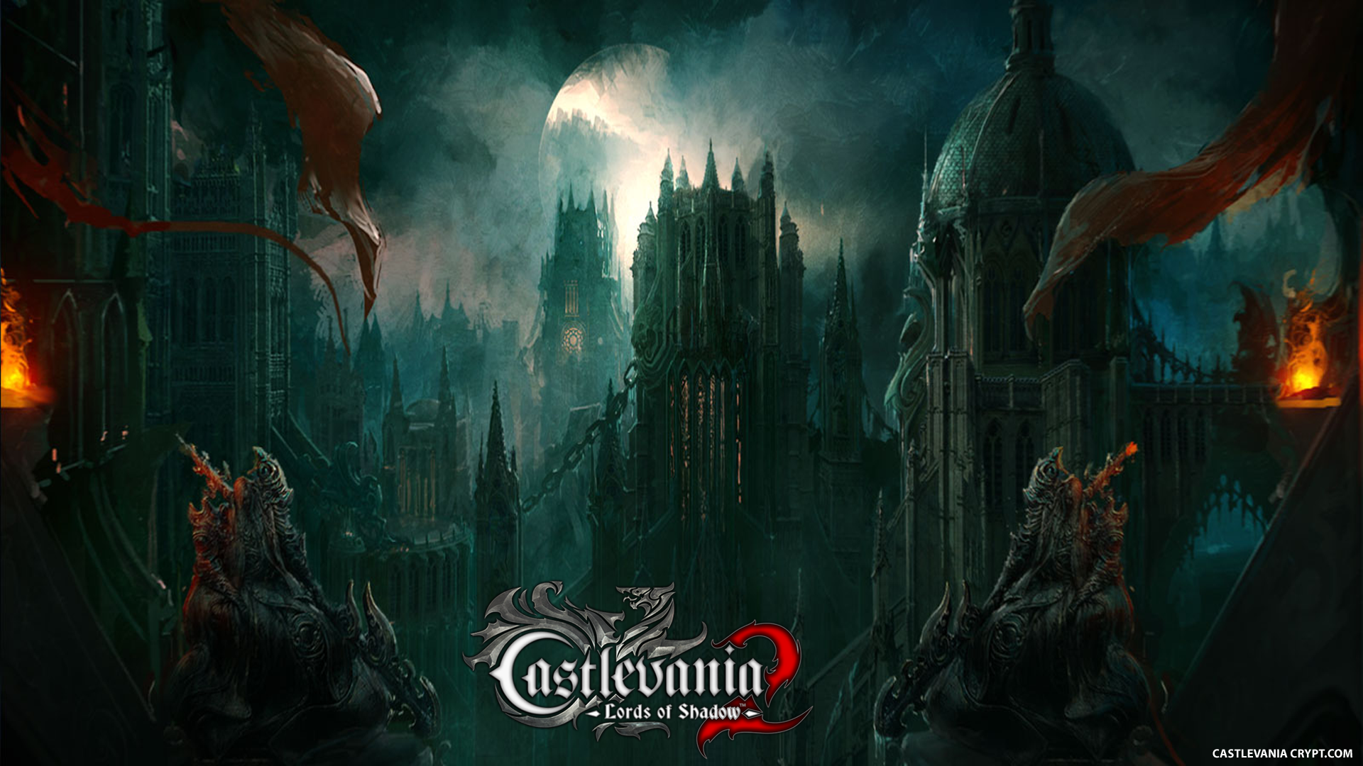 sfondo di castlevania lords of shadow 2,gioco di avventura e azione,cg artwork,buio,film,composizione digitale
