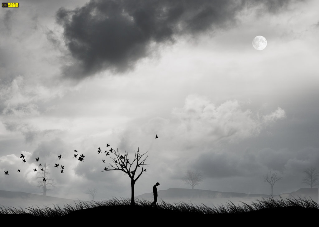 sorrow wallpaper,sky,nature,cloud,natural landscape,tree