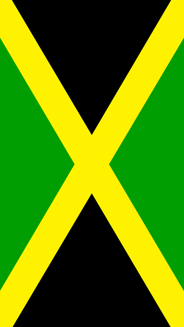jamaica iphone wallpaper,green,yellow,flag,symmetry,line (496755