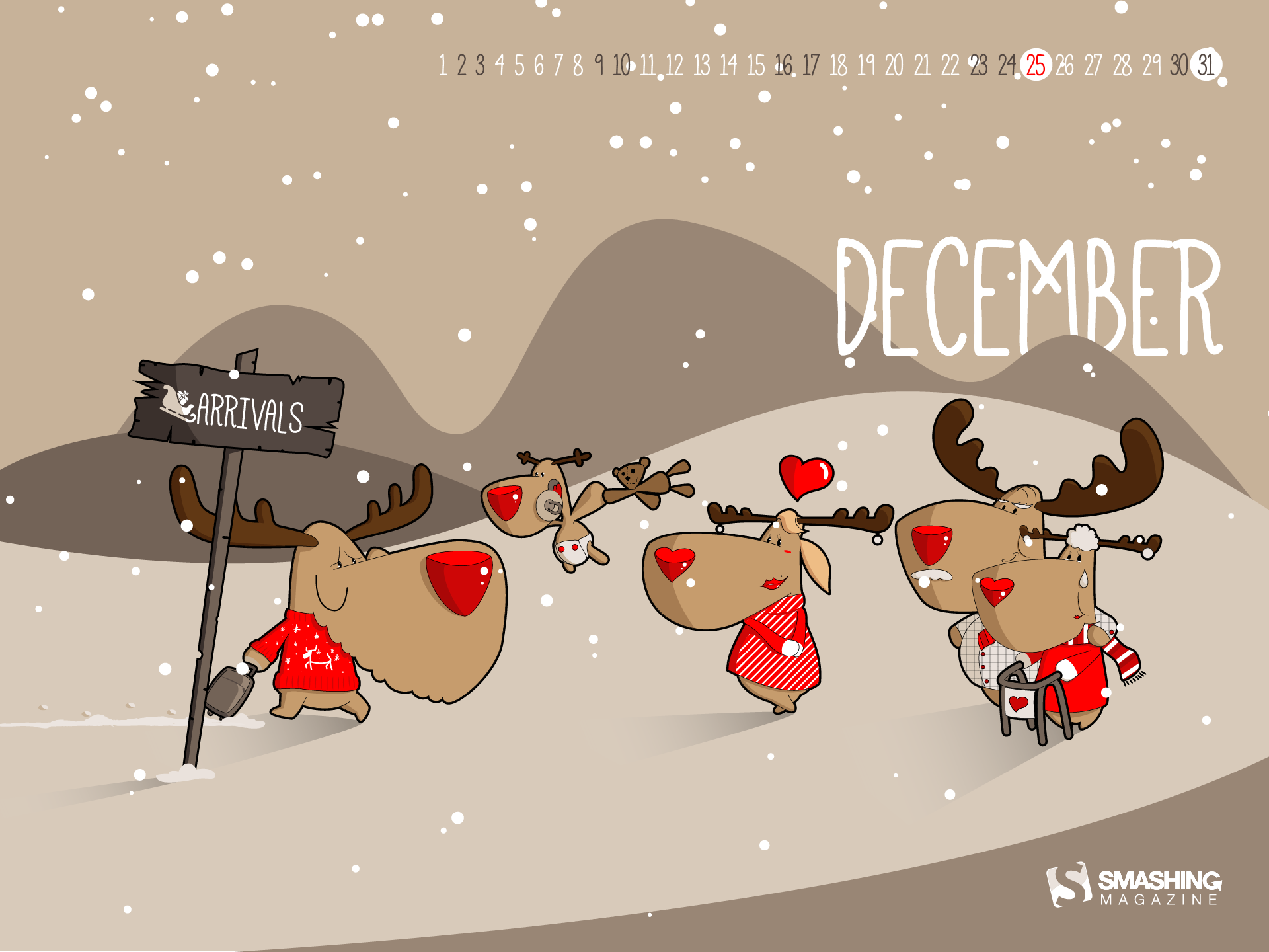 december desktop wallpaper,cartoon,illustration,christmas eve,winter,animation