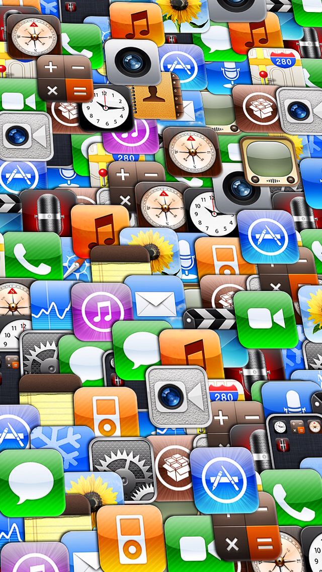 iphone icon wallpaper,technology,games,font,colorfulness,smartphone