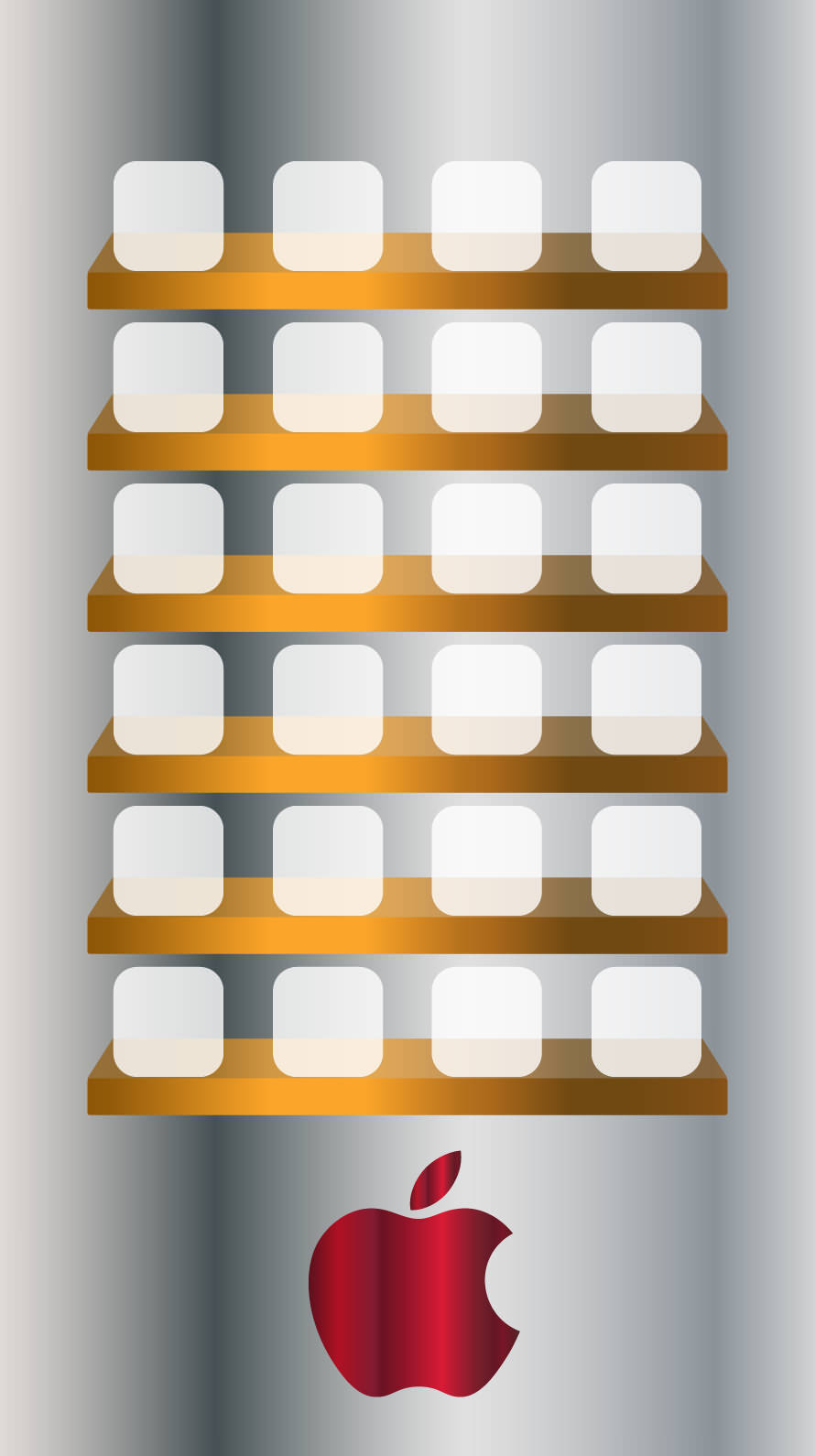 iphone icon wallpaper,shelf,white,yellow,shelving,design