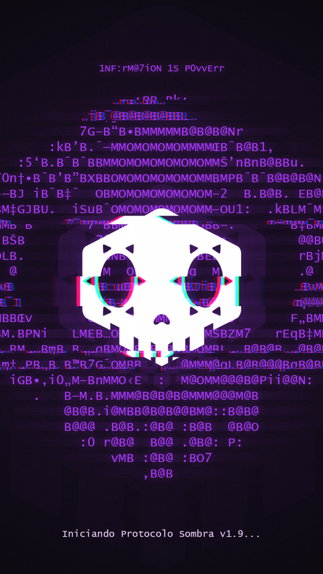 hacker wallpaper iphone,purple,text,skull,font,poster