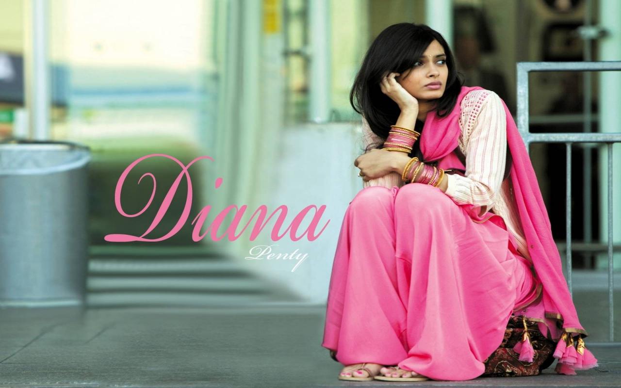 diana penty hd wallpaper,pink,clothing,formal wear,skin,dress