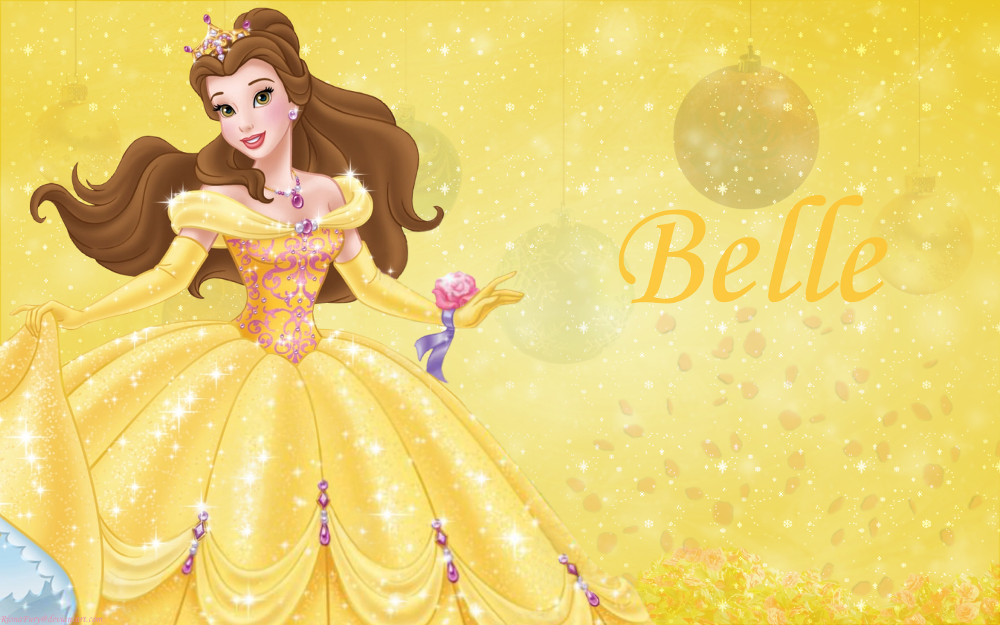 princess belle wallpaper,fictional character,illustration,plant,cg artwork