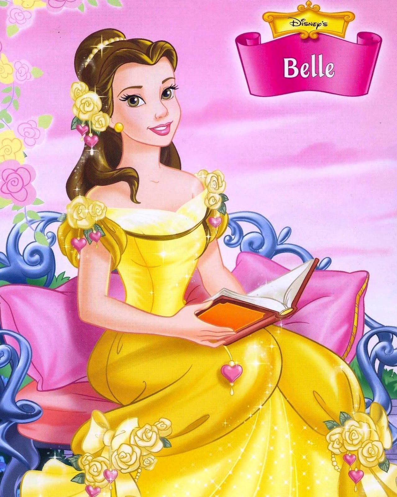 princess belle wallpaper,cartoon,doll,illustration,barbie,fictional character