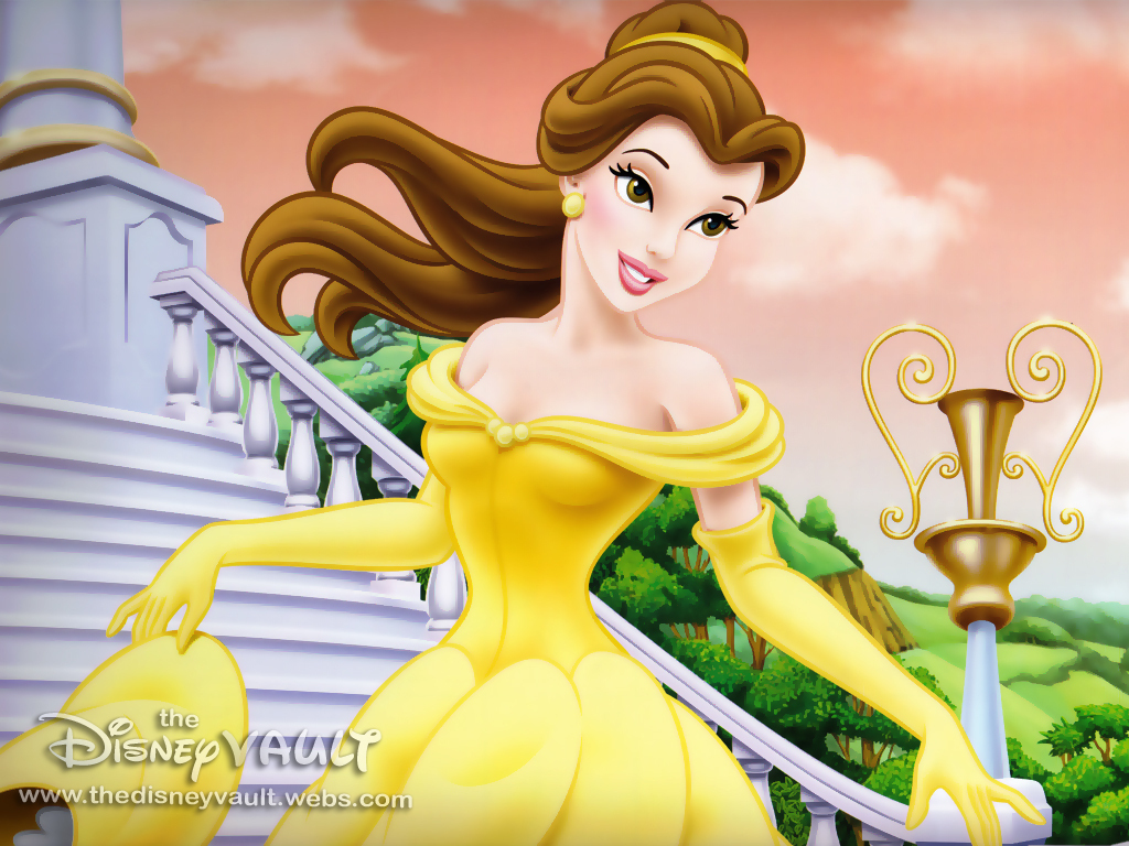 princess belle wallpaper,animated cartoon,cartoon,fictional character,illustration,animation