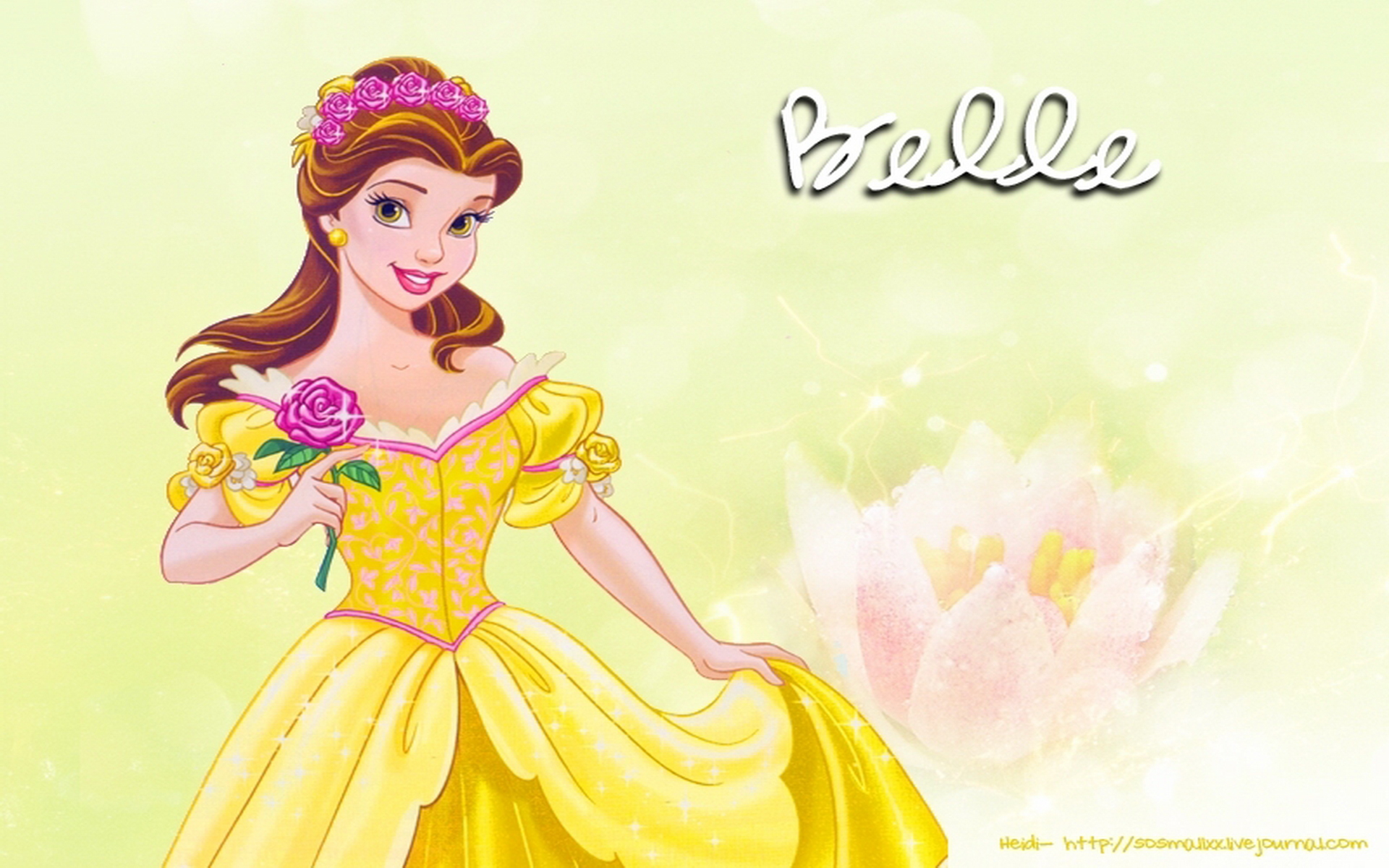 princess belle wallpaper,yellow,illustration,cartoon,costume design,dress