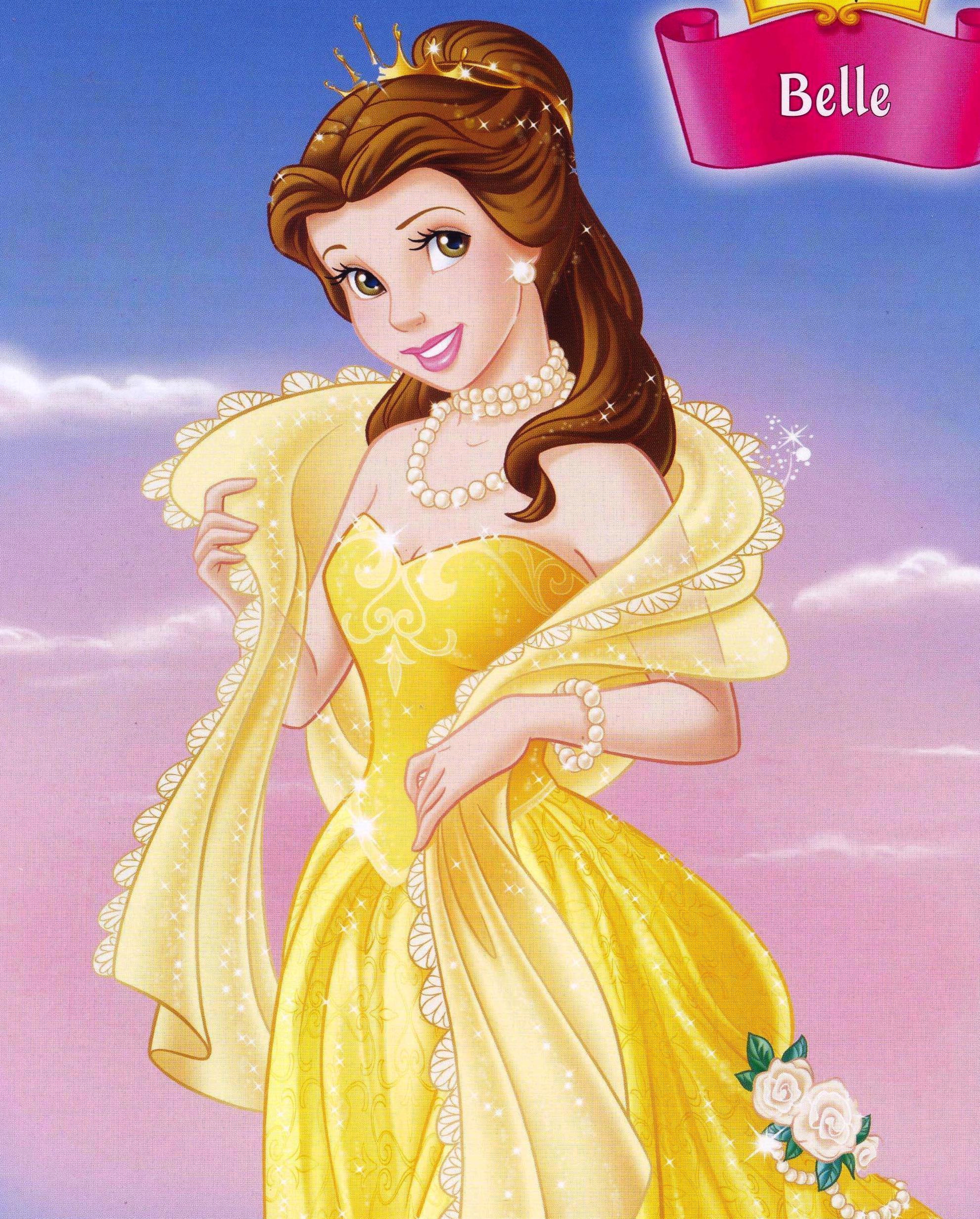 princess belle wallpaper,cartoon,yellow,cg artwork,fictional character,illustration