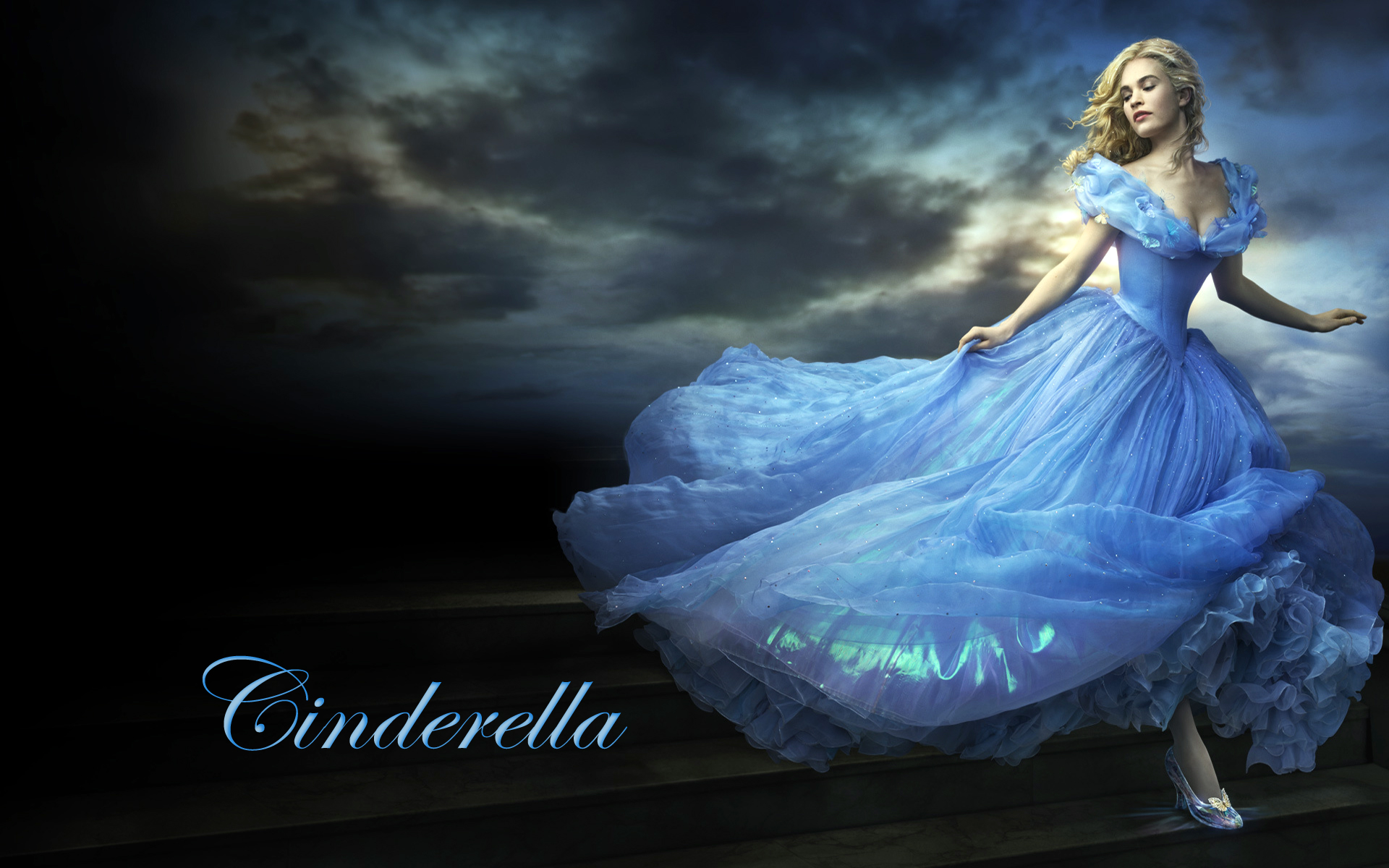 신데렐라 라이브 배경 화면,푸른,드레스,아름다움,겉옷,사진술