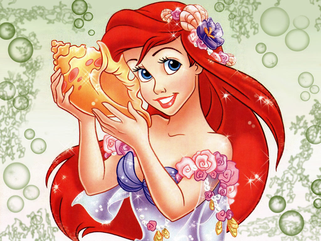 princess ariel wallpaper,animated cartoon,cartoon,illustration,fictional character,animation