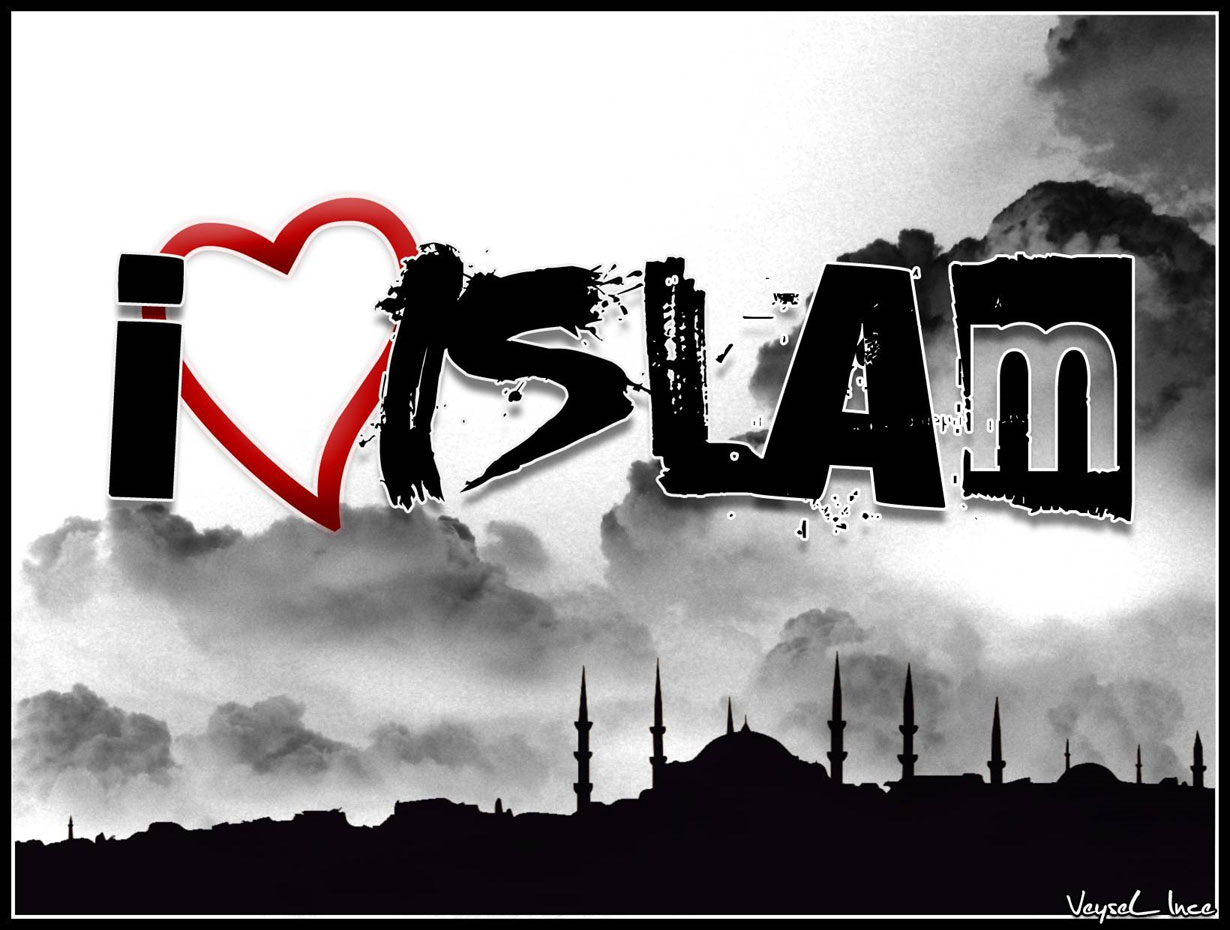 islamic love wallpaper,photograph,text,font,snapshot,black and white