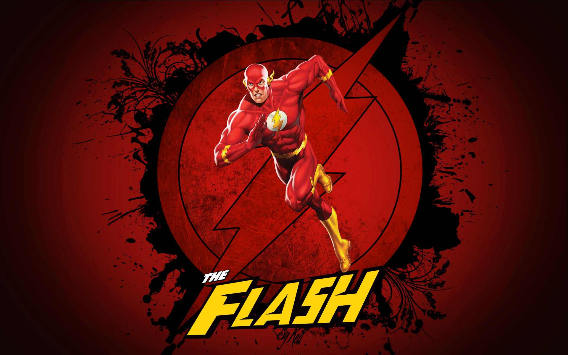 flash wallpaper,erfundener charakter,superheld,blitz,grafikdesign,poster