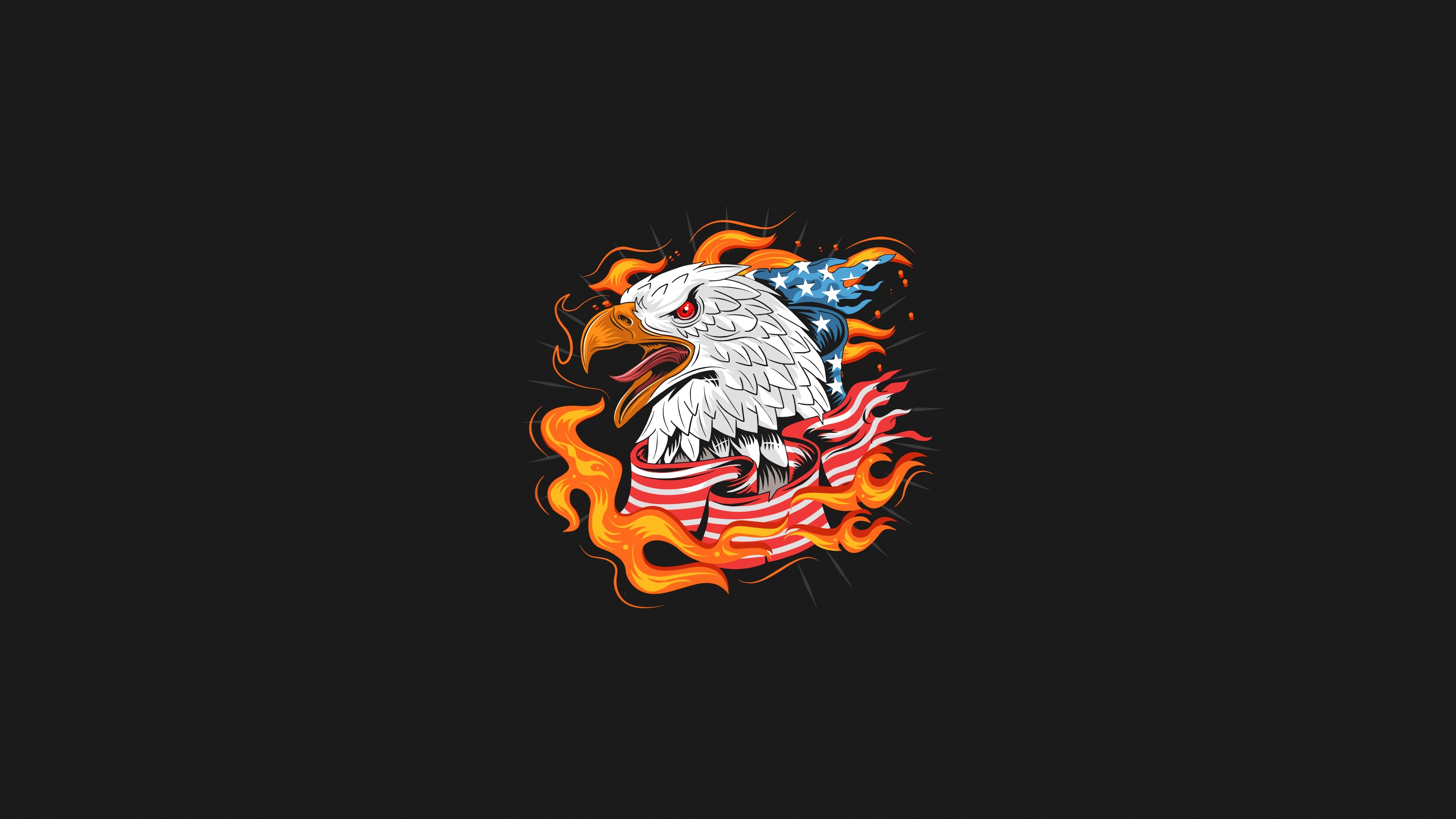 eagle wallpaper,orange,logo,tiger,illustration,font