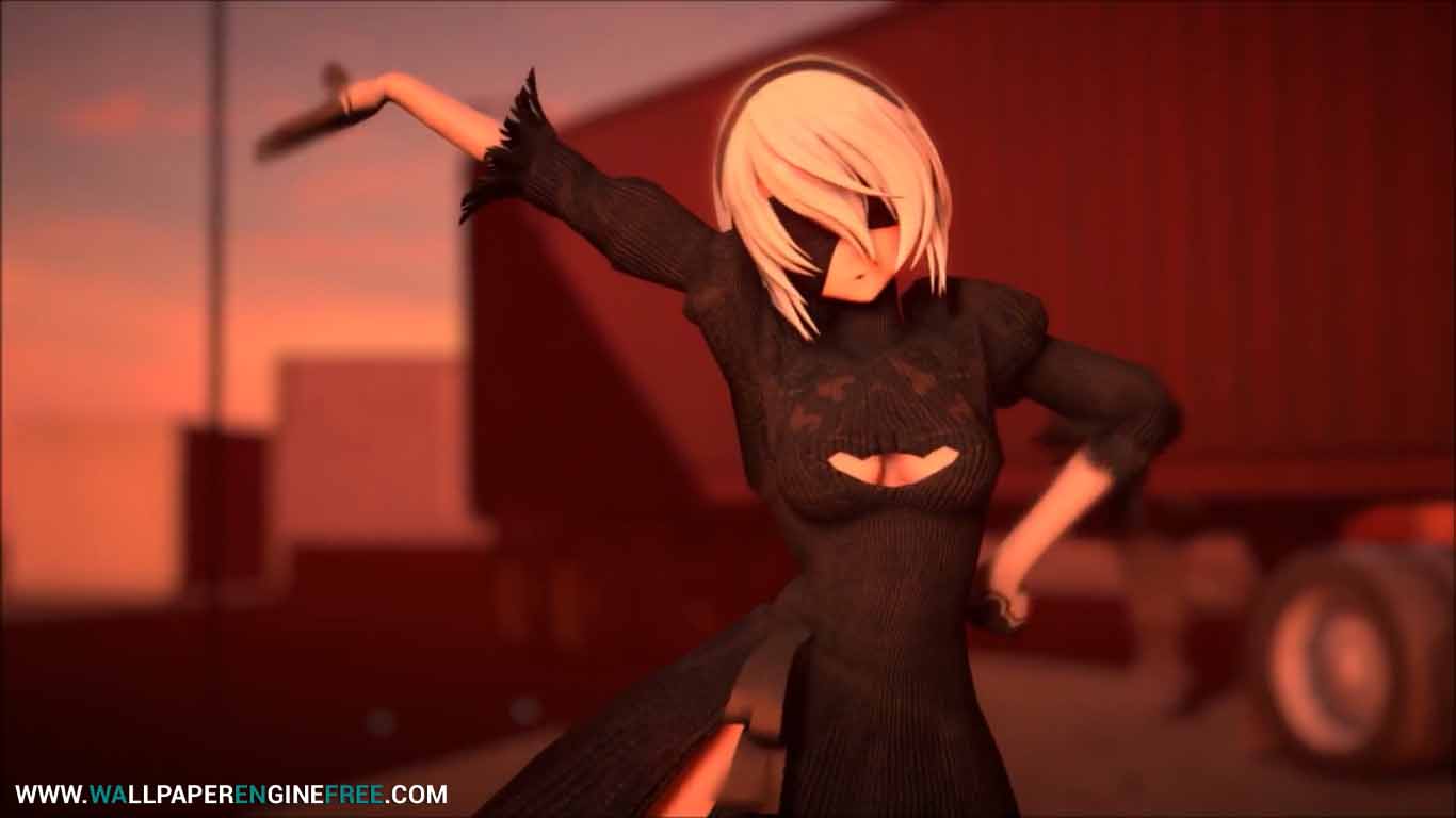 dance wallpaper,animation,fictional character,screenshot,anime,gesture