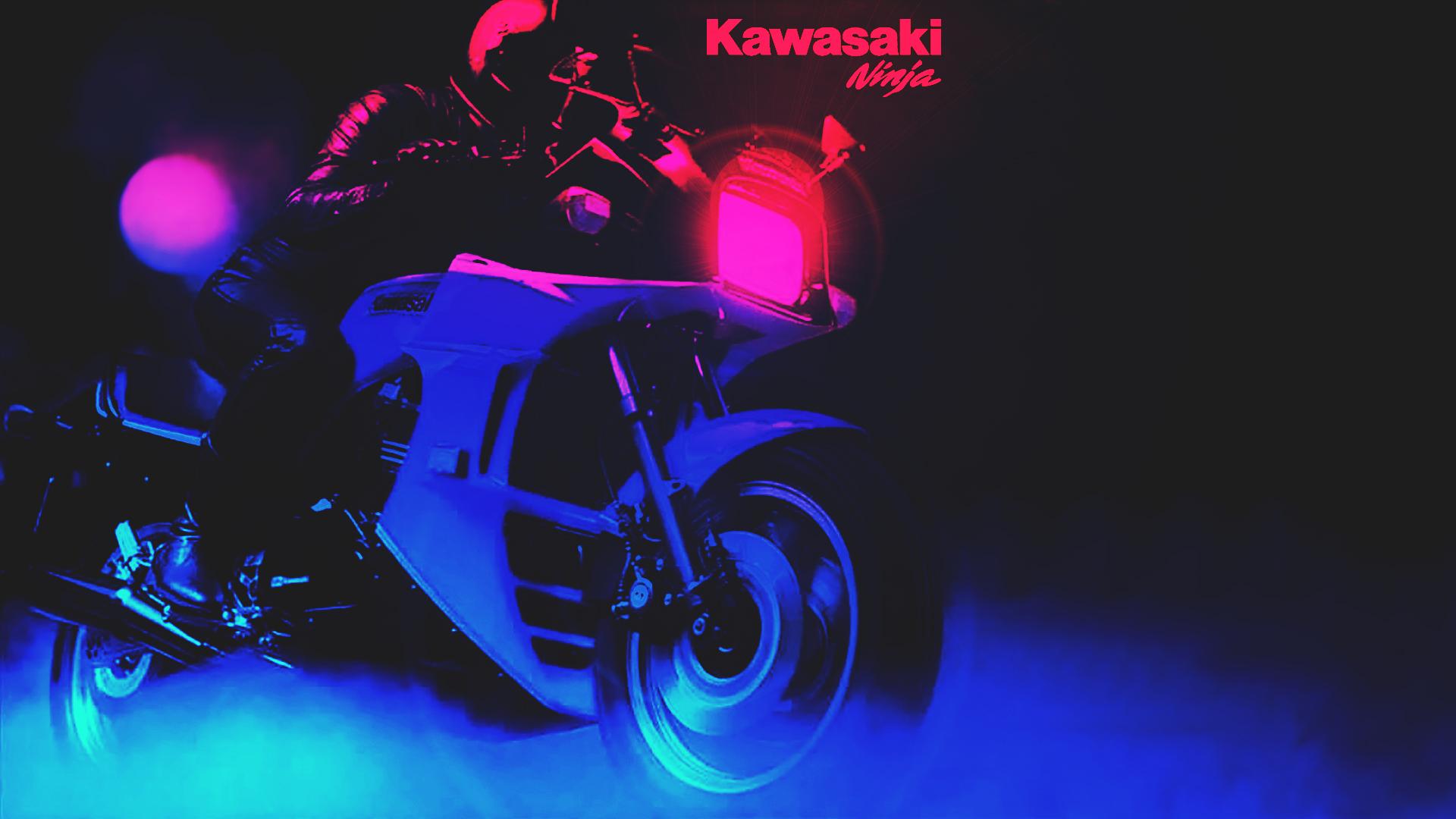 motorcycle wallpaper,light,blue,vehicle,motorcycle,neon