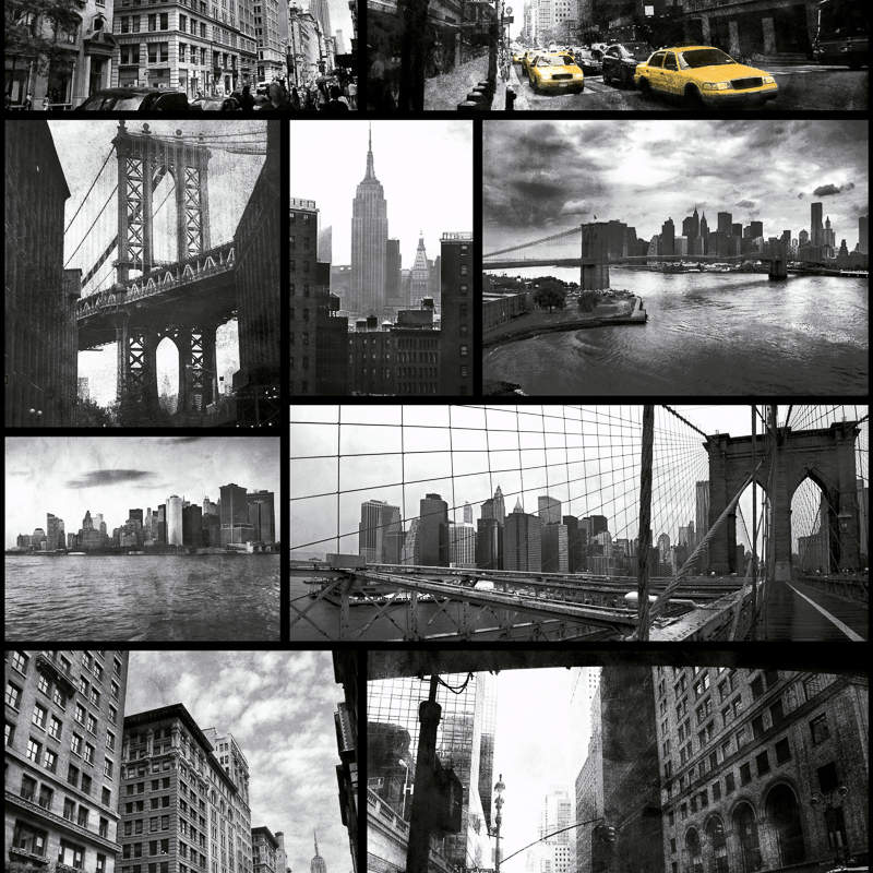new york wallpaper,photograph,metropolis,black and white,landmark,city