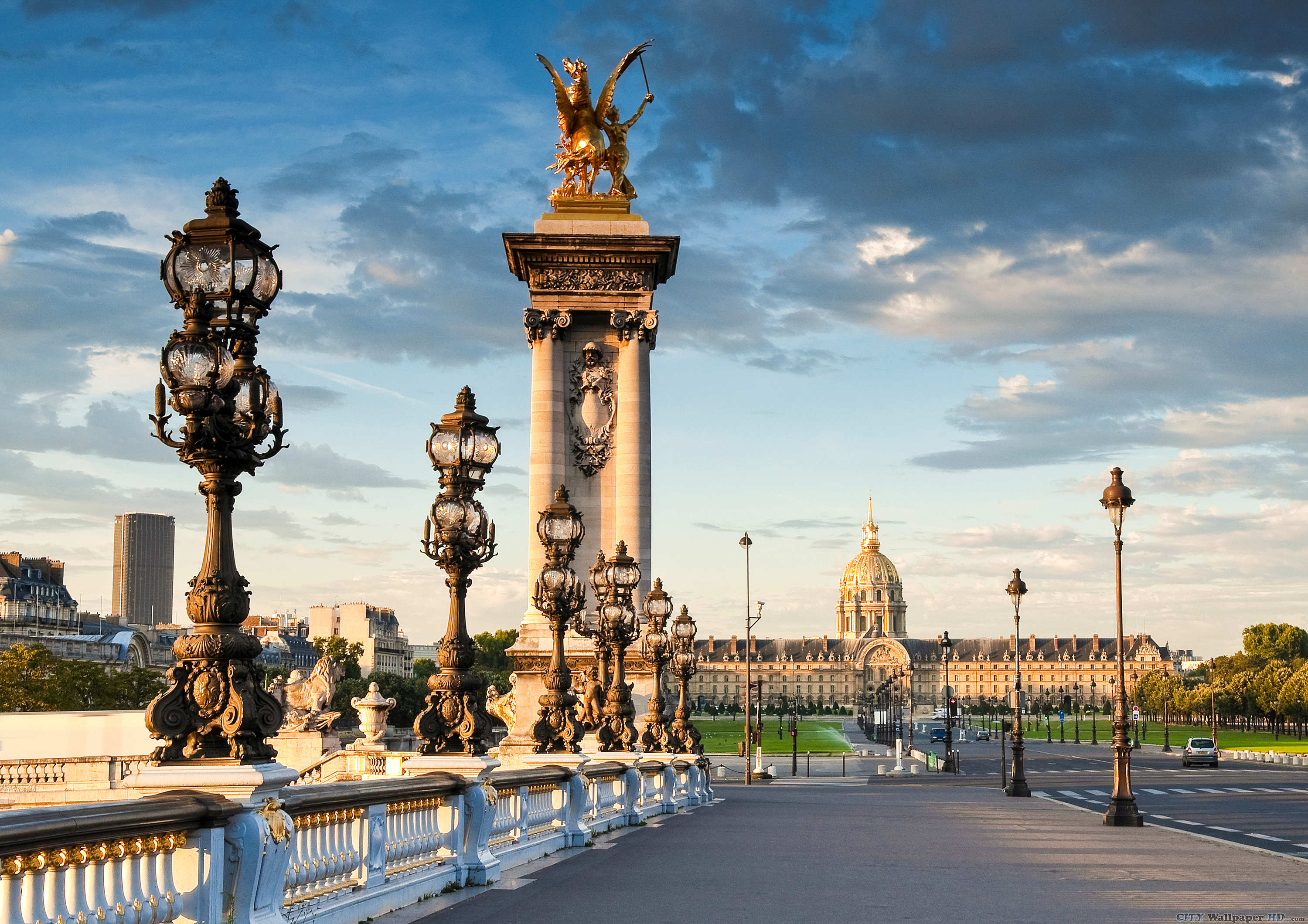 paris wallpaper,landmark,sky,street light,city,public space