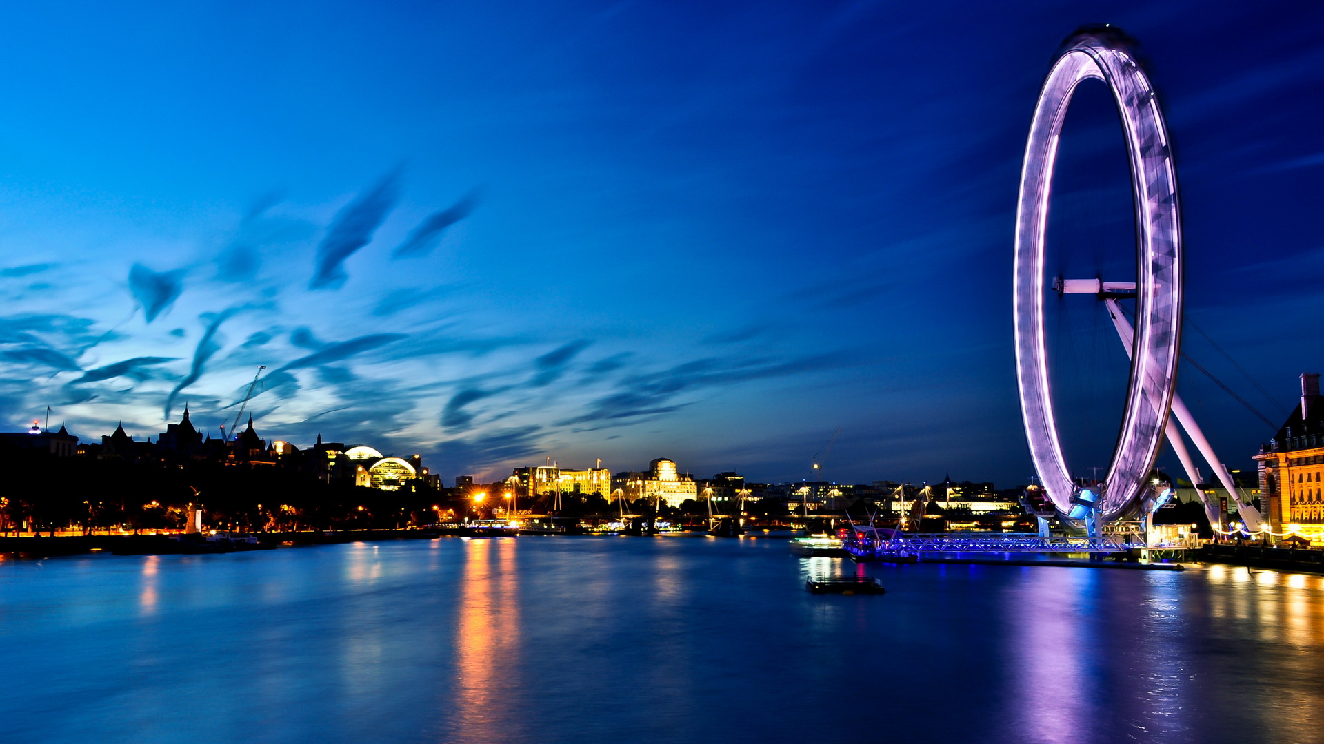 london wallpaper,ferris wheel,sky,landmark,metropolitan area,blue