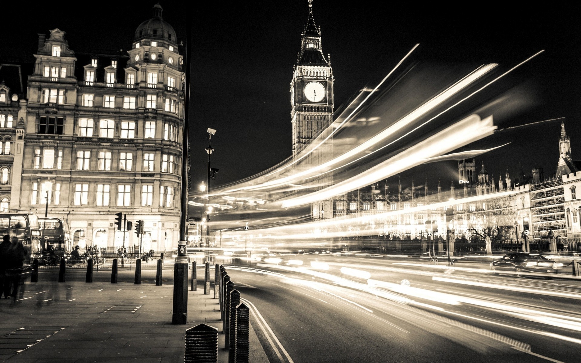 carta da parati di londra,notte,nero,bianco e nero,area urbana,architettura