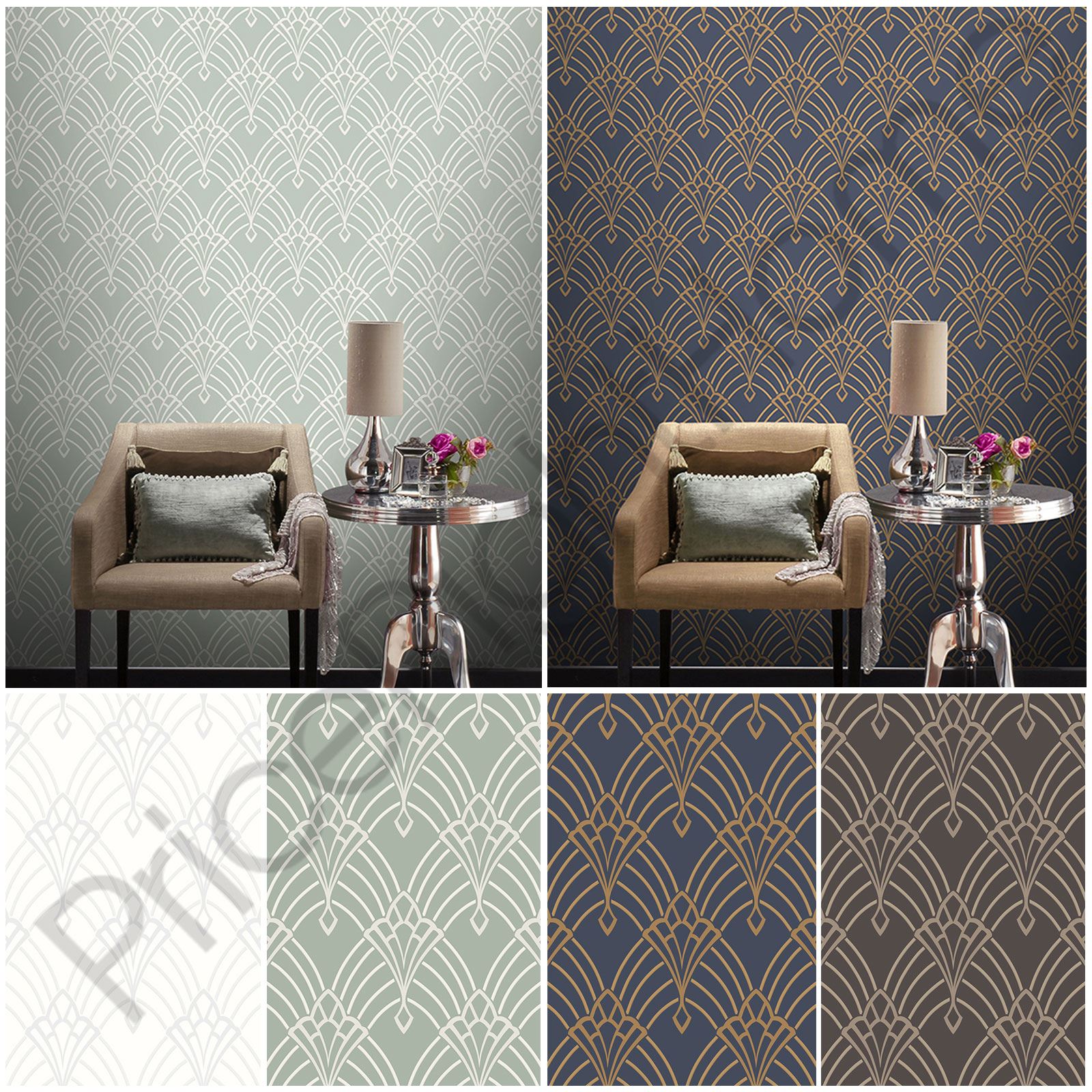 art deco wallpaper,furniture,room,wall,tile,product