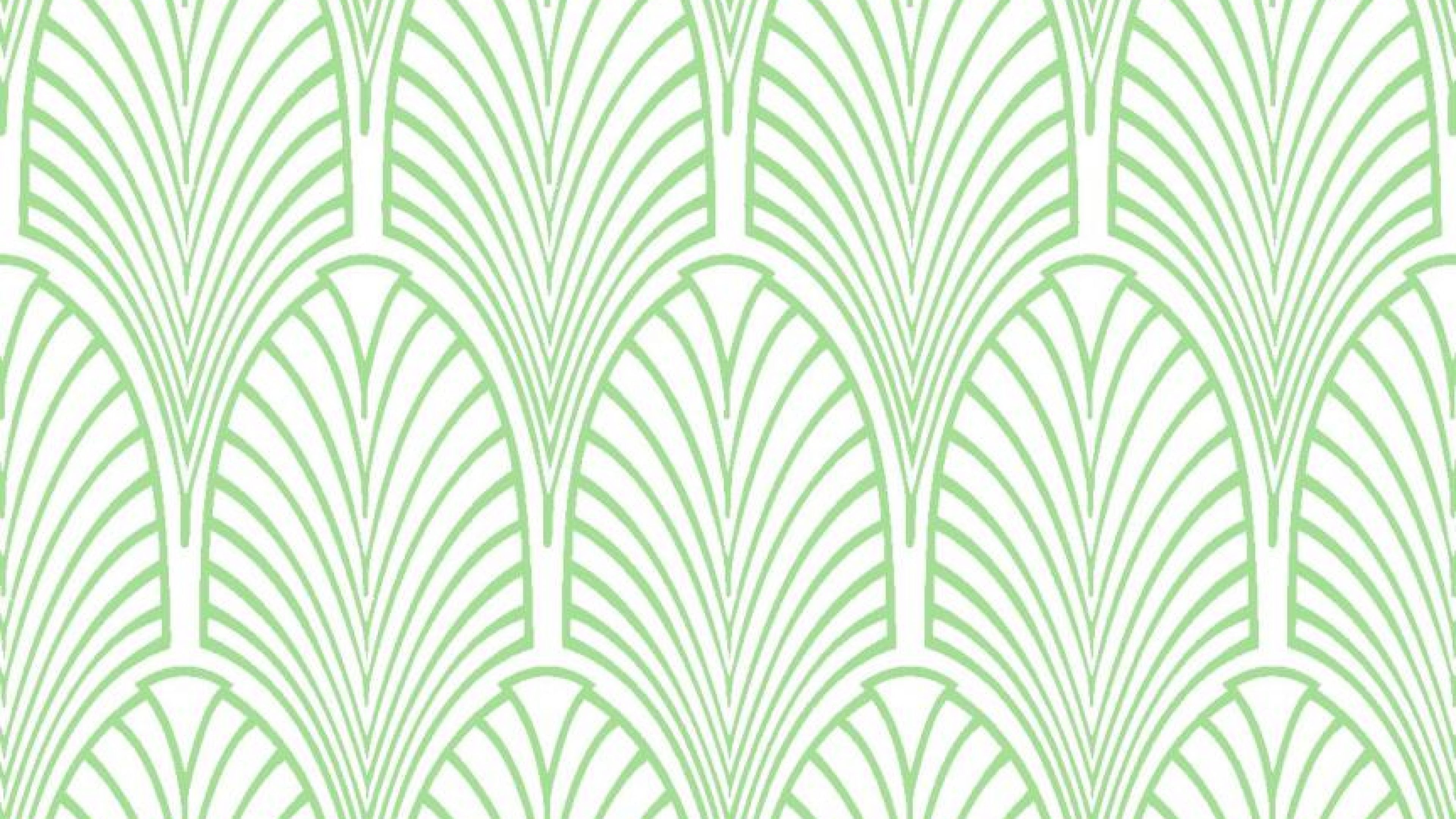 papel tapiz art deco,verde,modelo,hoja,línea,fondo de pantalla