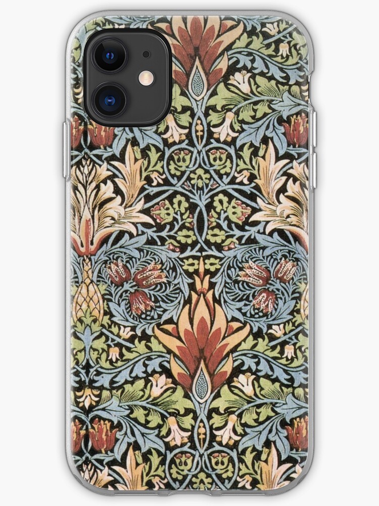 sfondo di william morris,custodia per cellulare,arancia,modello,simmetria,marrone