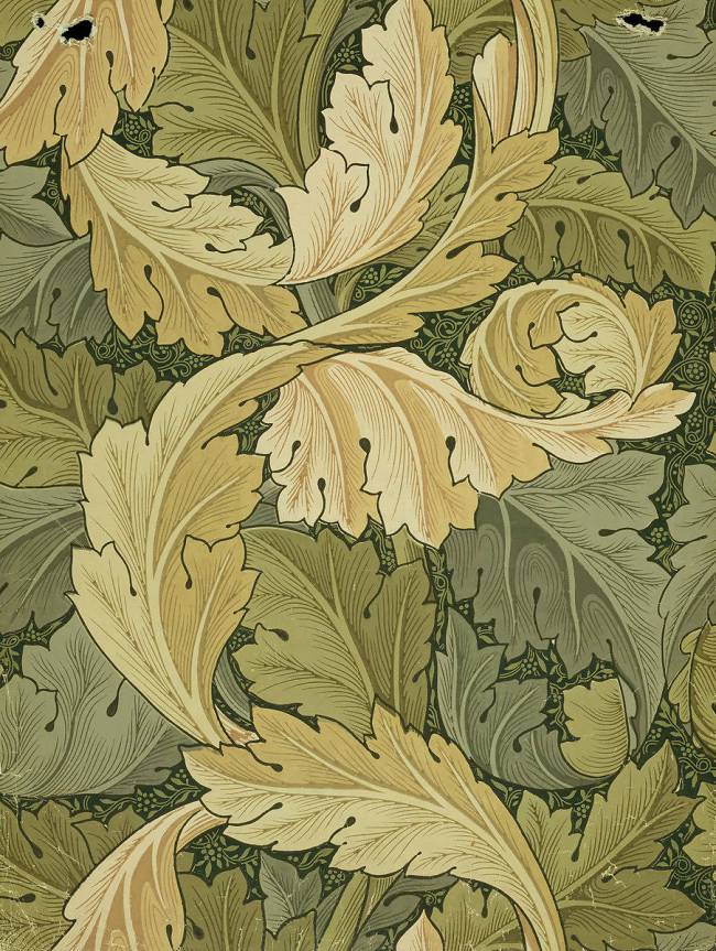 sfondo di william morris,foglia,modello,sfondo,fiore,pianta