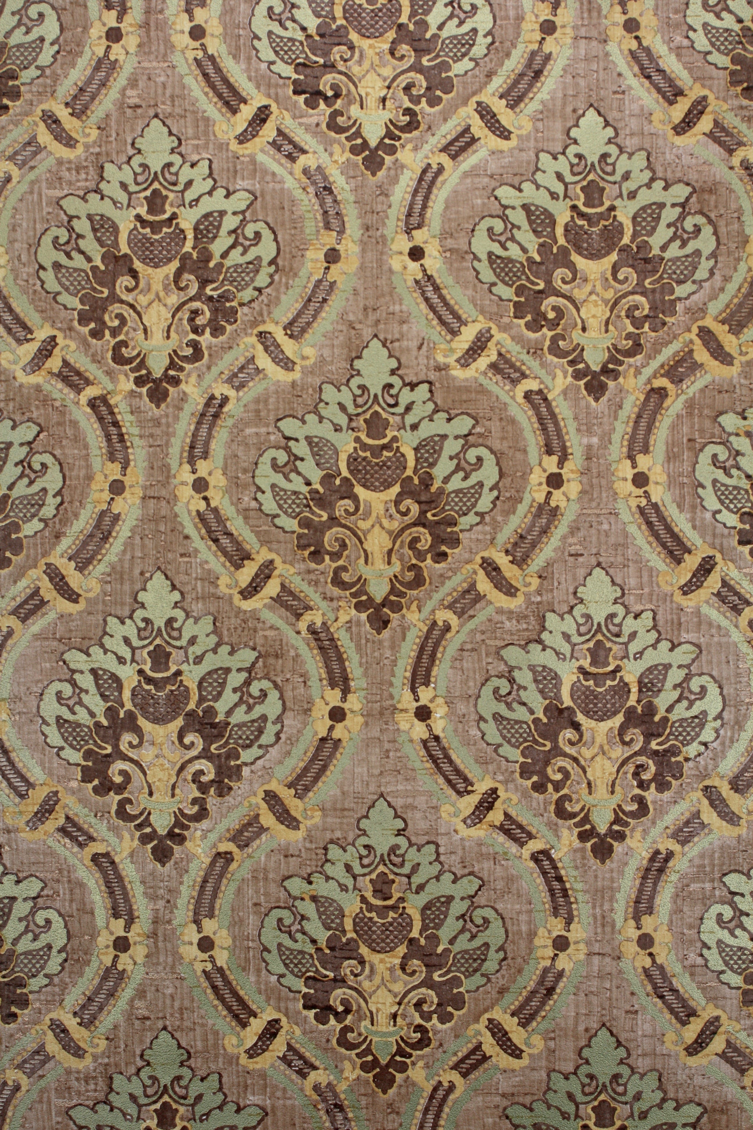 damask wallpaper,pattern,brown,design,motif,visual arts