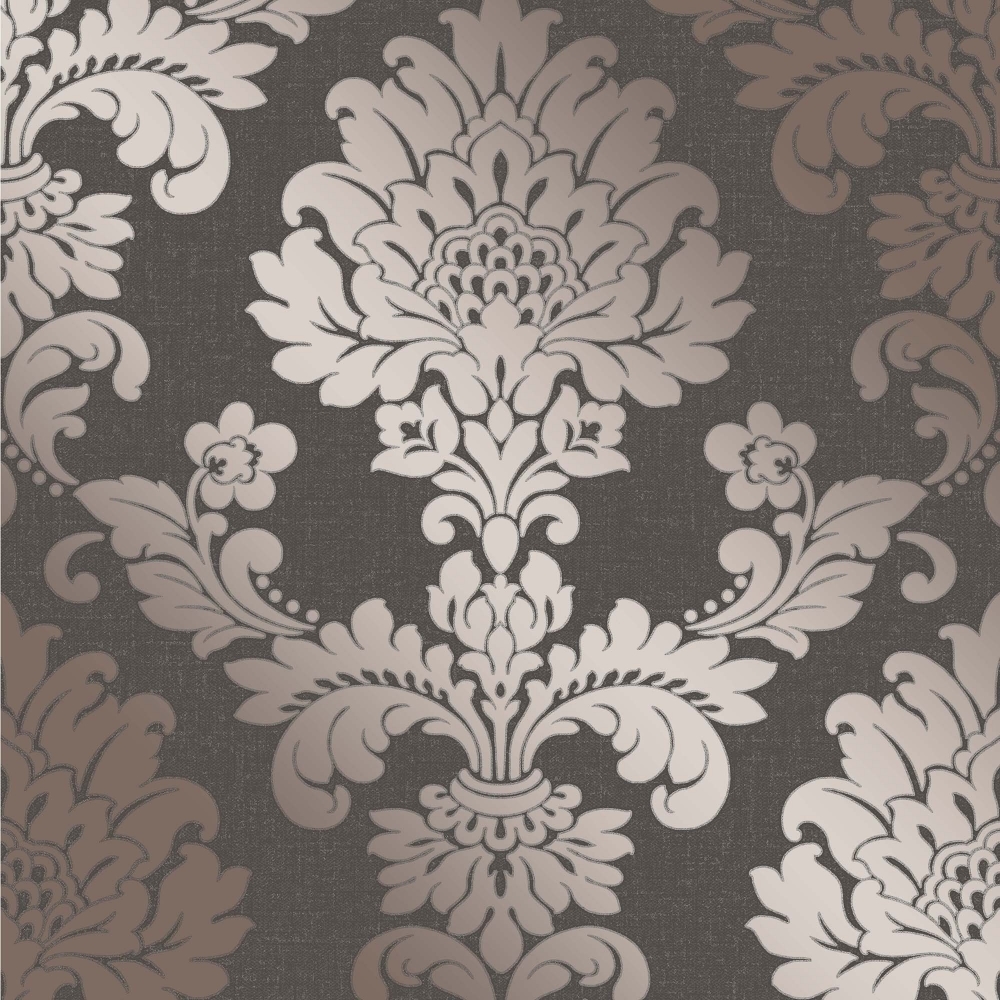 Glisten Damask Wallpaper Silver WallpaperUse