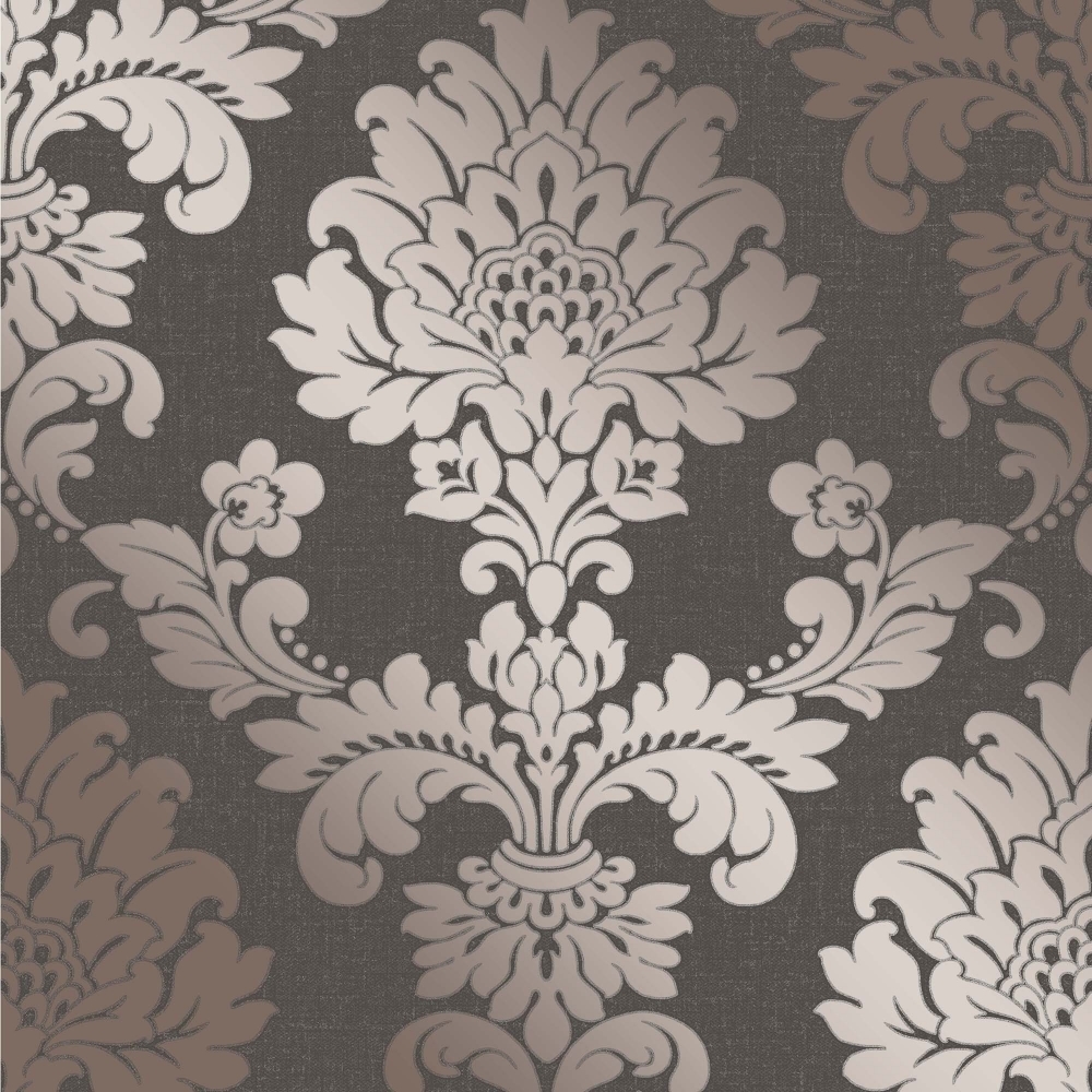 damask wallpaper,pattern,brown,wallpaper,floral design,textile