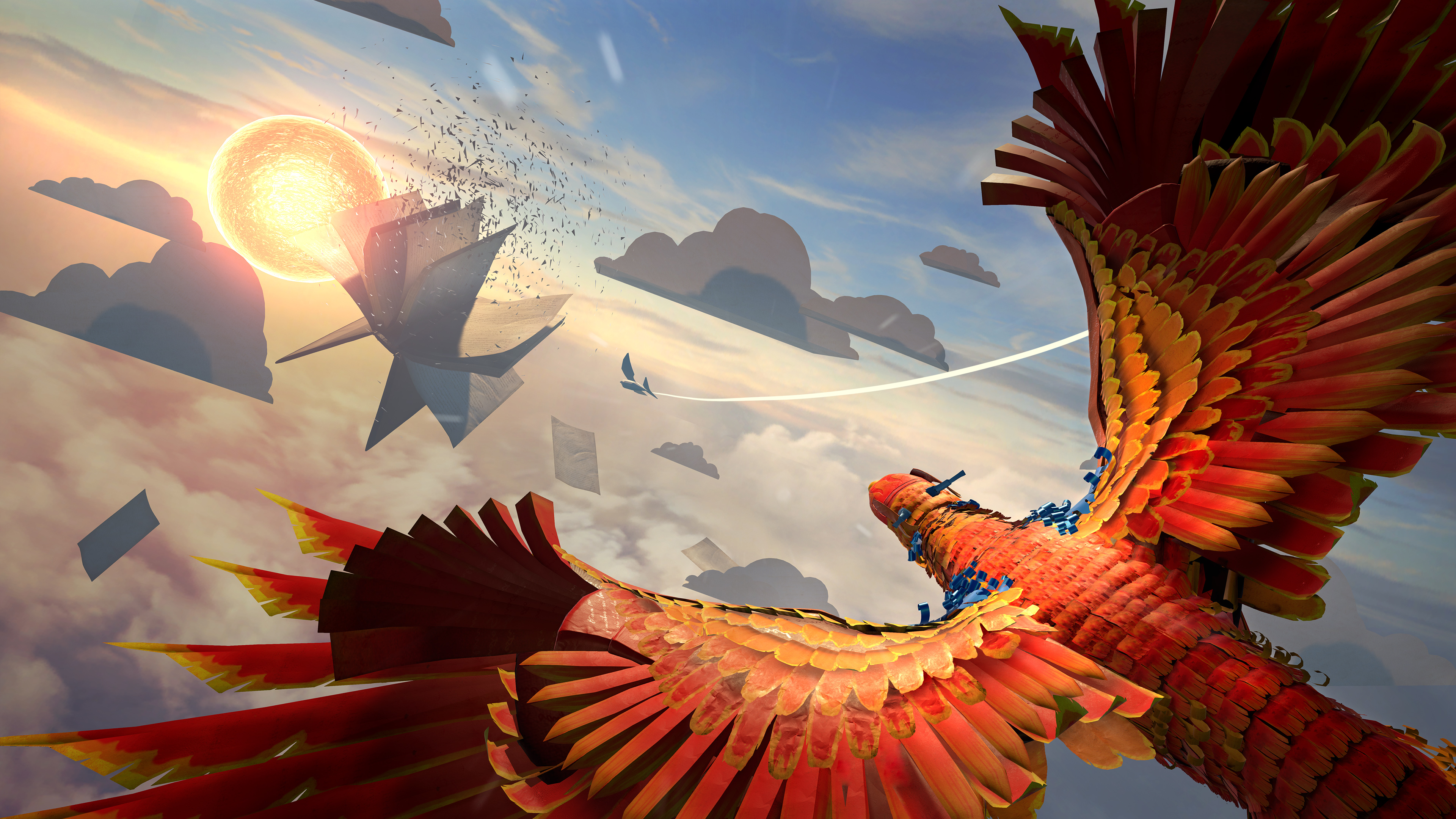 gaming wallpaper,himmel,cg kunstwerk,drachen,illustration,erfundener charakter