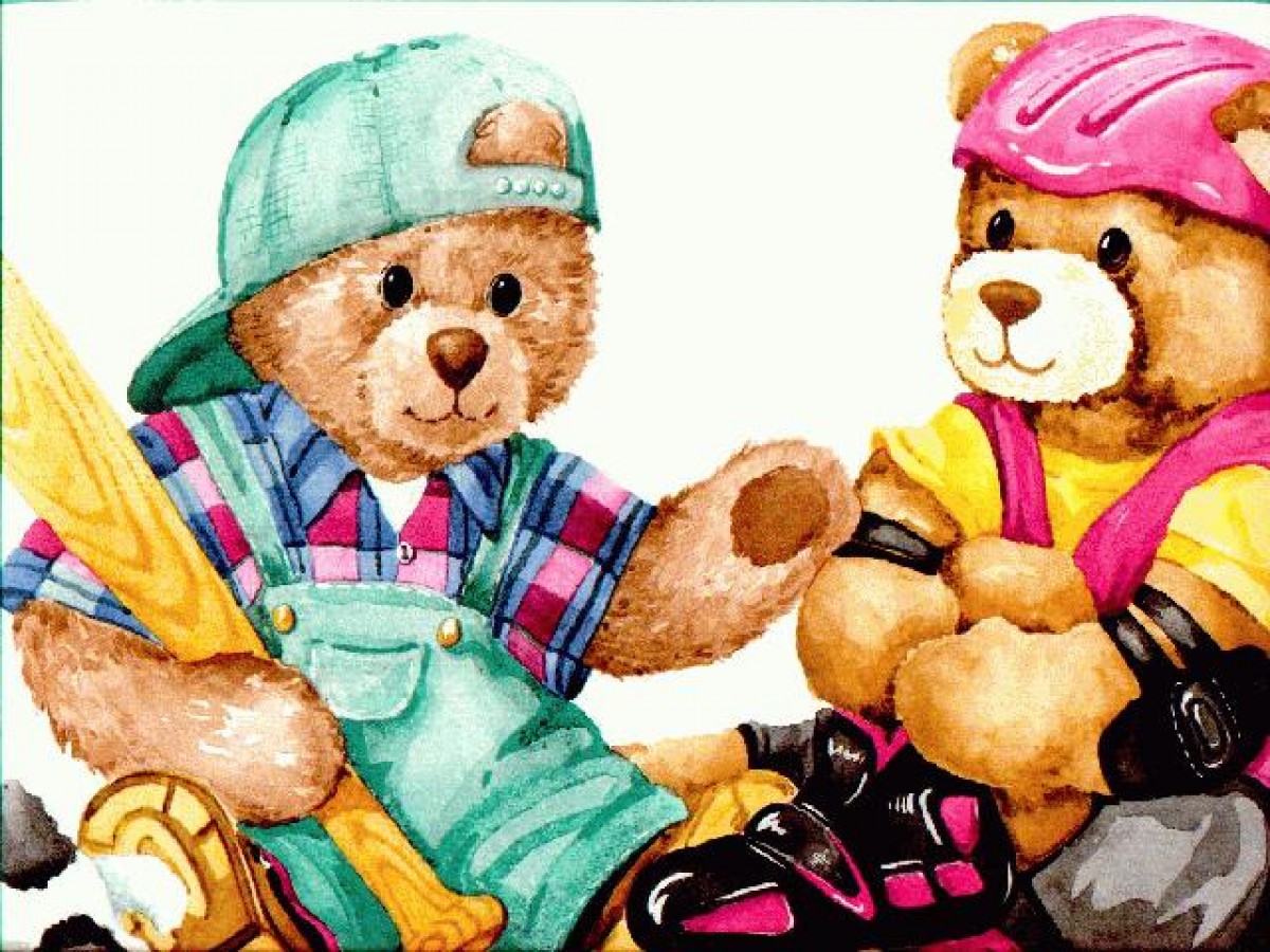 teddy bear wallpaper,teddy bear,toy,cartoon,stuffed toy,plush