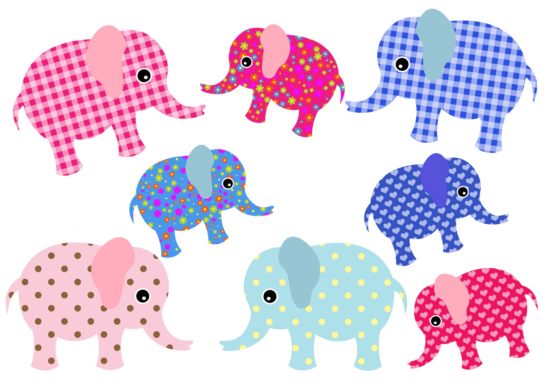 elephant wallpaper,animal figure,elephant,pink,pattern,design